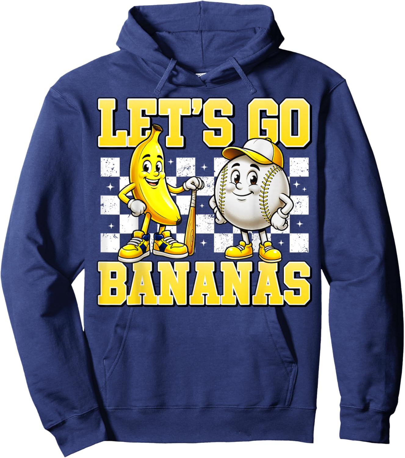 Lets Go Banana Women Youth Kids Toddler Boys Girls Hoodie - Hoodie | Navy