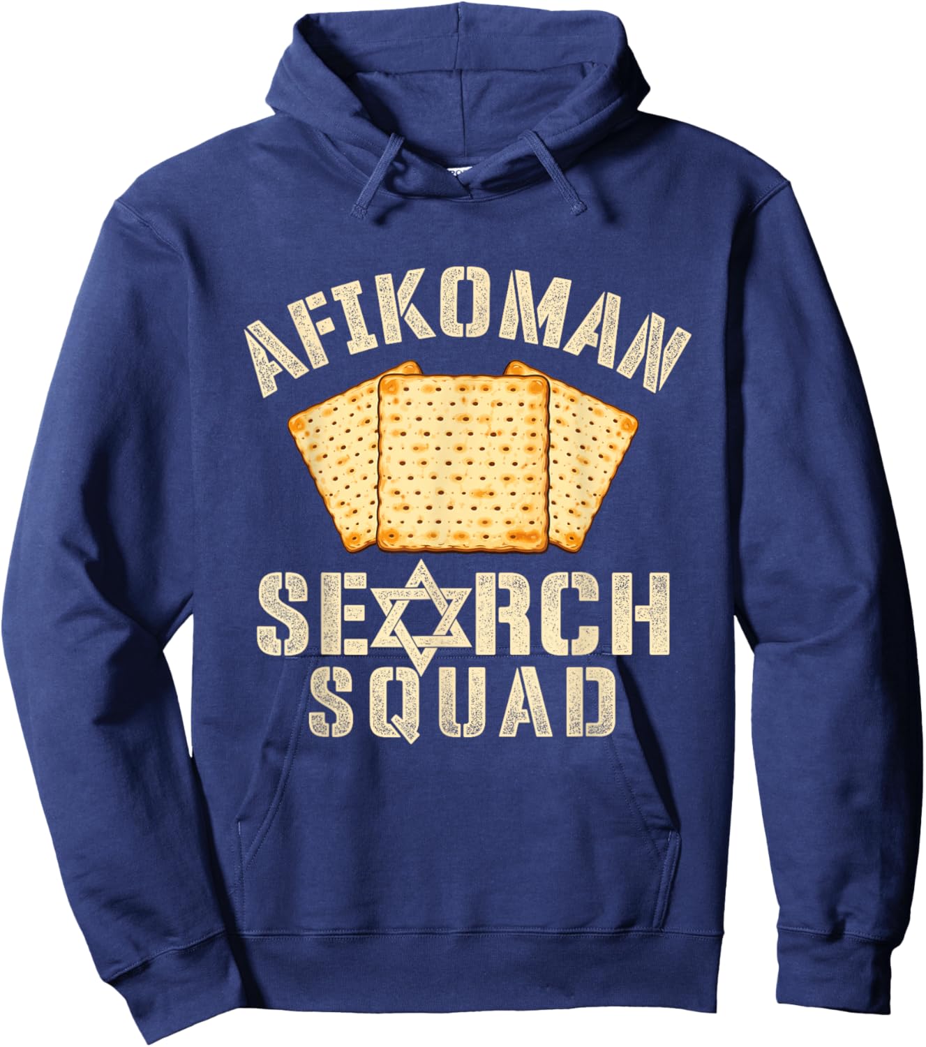 Afikoman Search Squad - Pesach Jewish Holiday Jew Hoodie - Hoodie | Navy