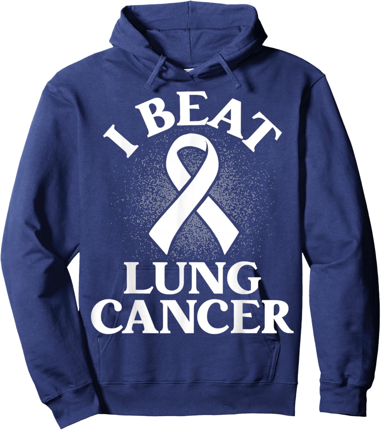 I Beat Lung Cancer Hoodie - Hoodie | Navy
