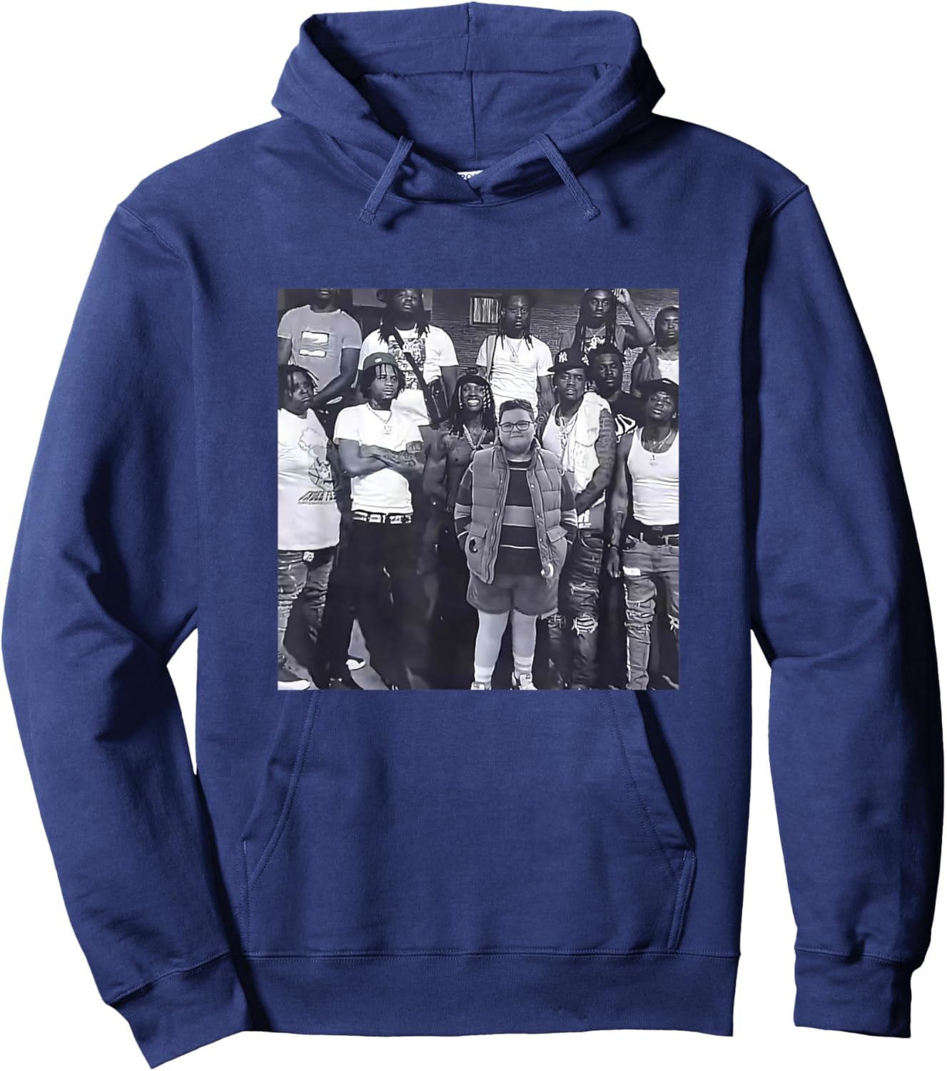 Derek in Oblock Cool Kid in Big Crew Funny Urban Meme Hoodie - Hoodie | Navy