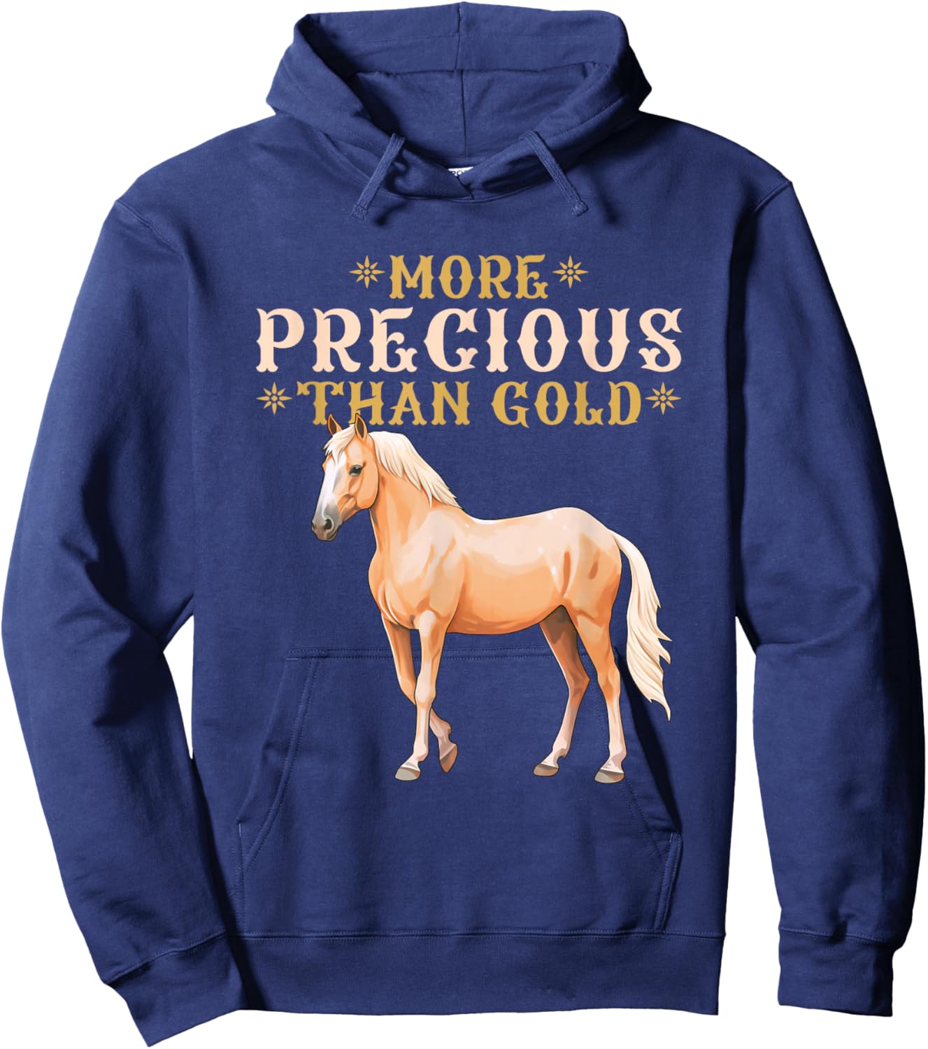 Palomino Horse Lover Owner Precious Men Women Kids Hoodie - Hoodie | Navy