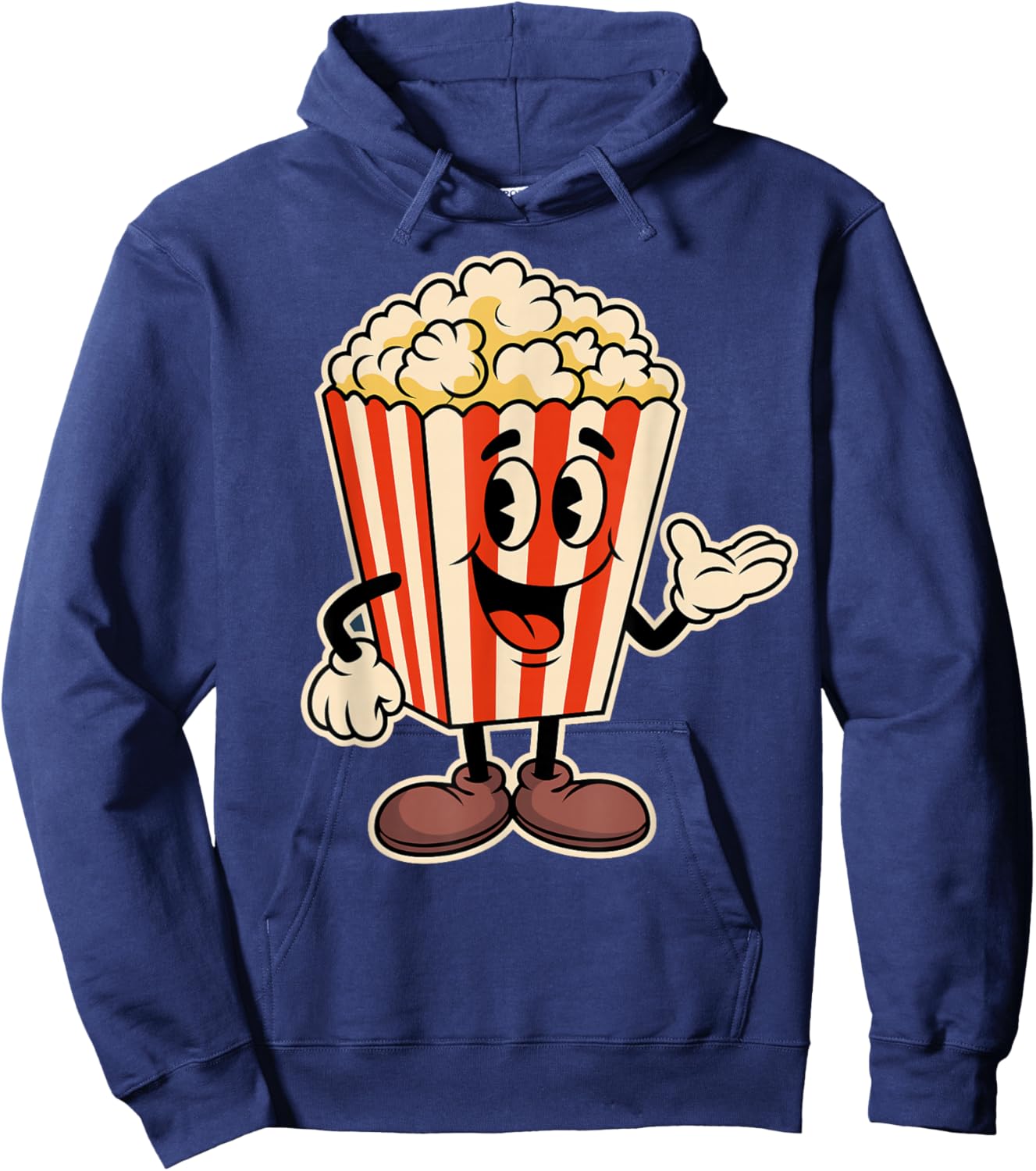 Funny Popcorn Movie Drive-in Theater Film Cinema Hoodie - Hoodie | Navy