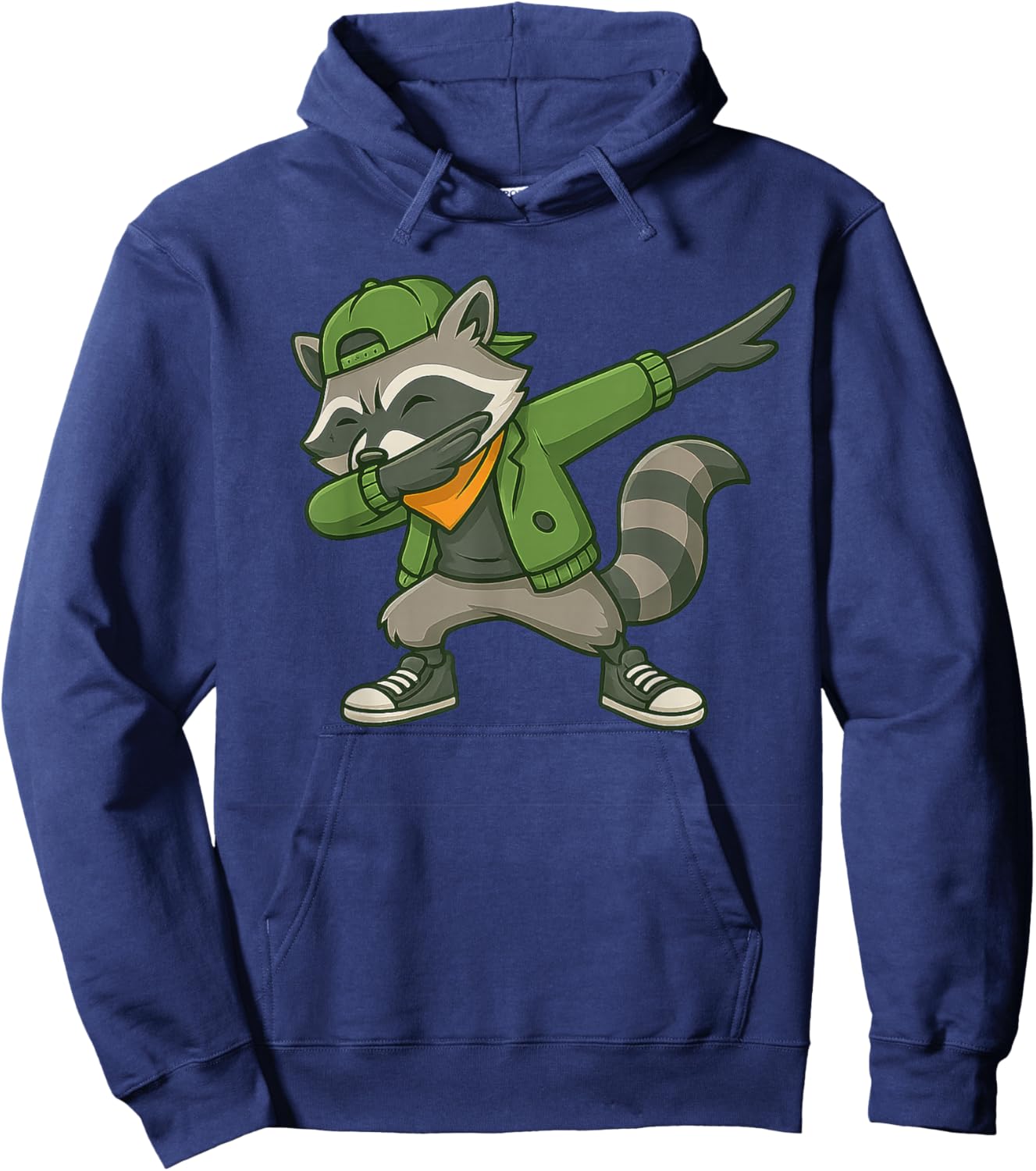 Raccoon Dab Streetwear Classic Funny Gifts Women Kid Hoodie - Hoodie | Navy