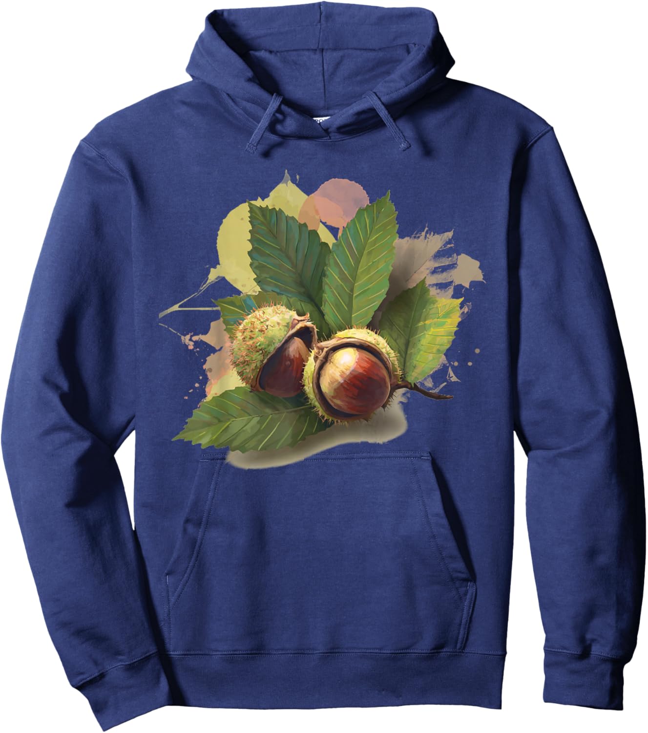 Amazing Nature Chestnut in Fall for Boys and Girls Hoodie - Hoodie | Navy