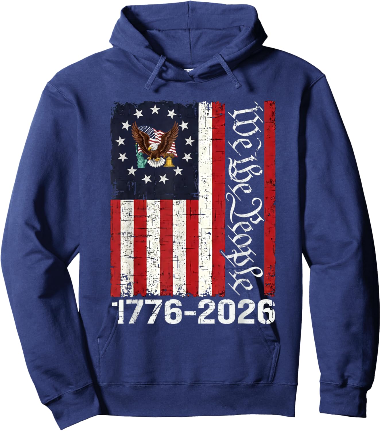 250 Years America Anniversary 250th Independence Day Freedom Hoodie - Hoodie | Navy