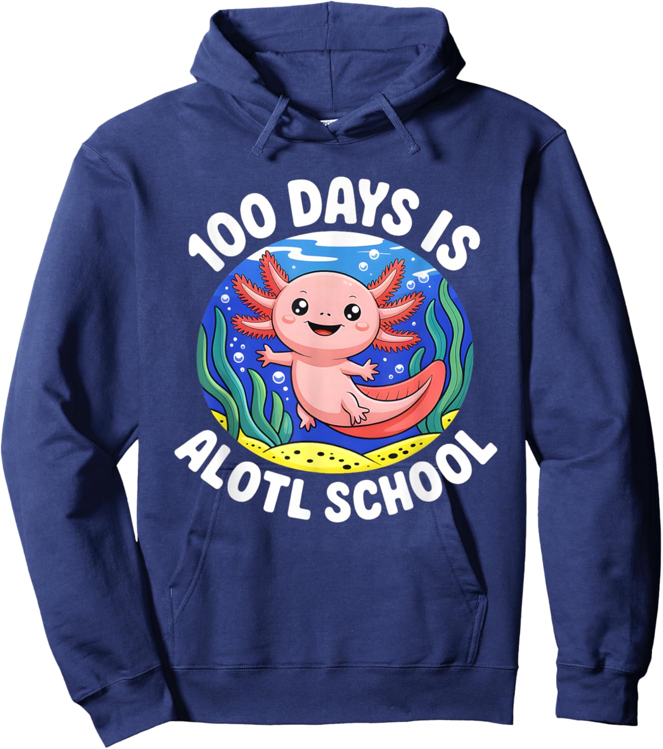 Axolotl Lover Hoodie - Hoodie | Navy