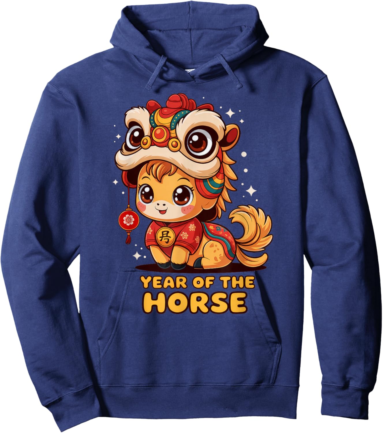 Chinese New Year of The Horse 2026 Lunar New Year Hoodie - Hoodie | Navy