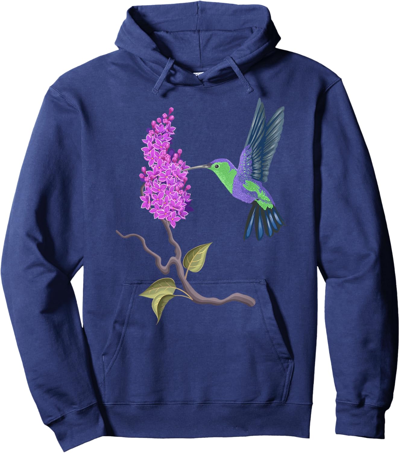 Hummingbird Lilac Hummingbirds Hummingbird Lover Hoodie - Hoodie | Navy