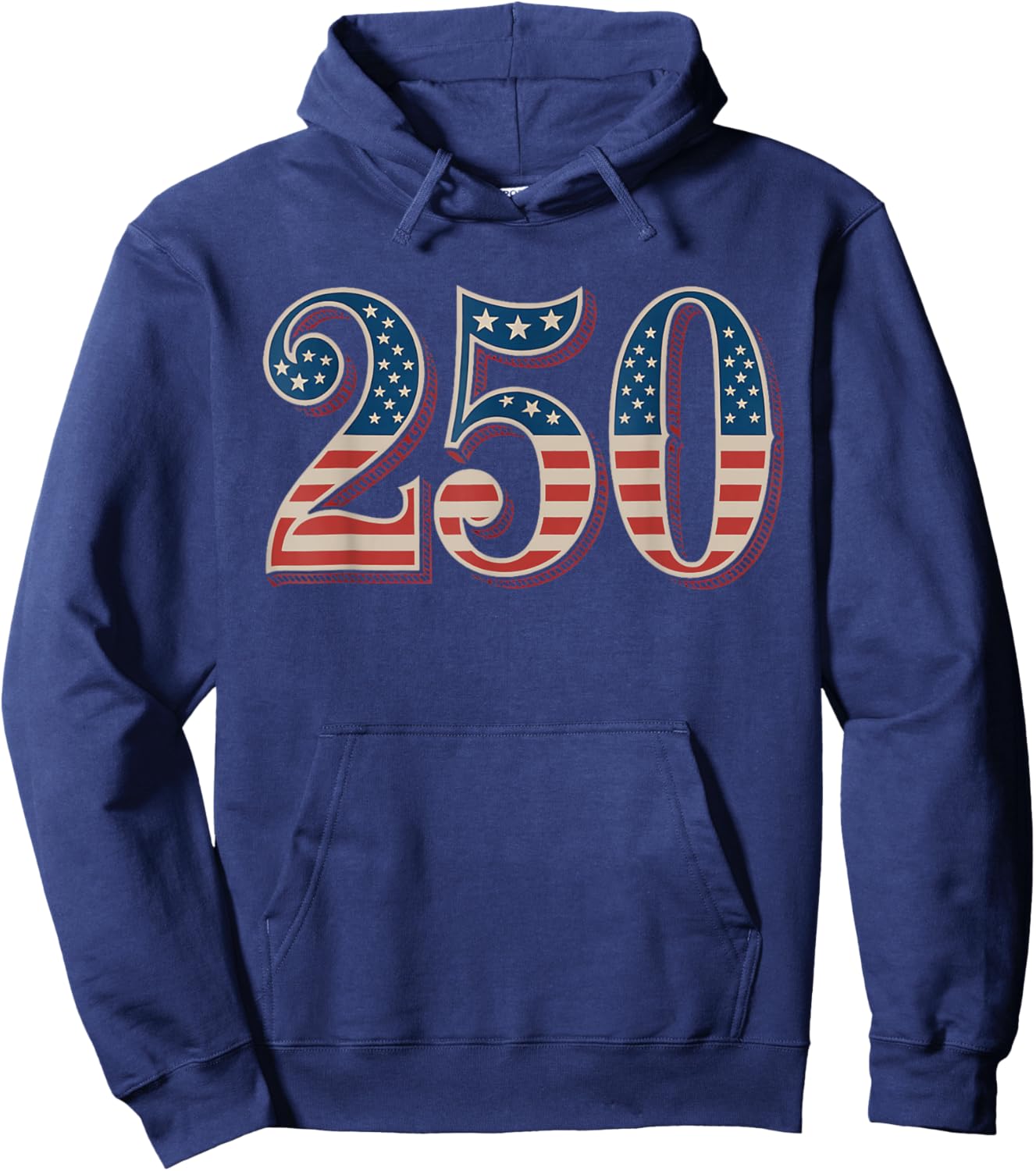250 Years of Freedom Semiquincentennial 1776-2026 Patriot Hoodie - Hoodie | Navy