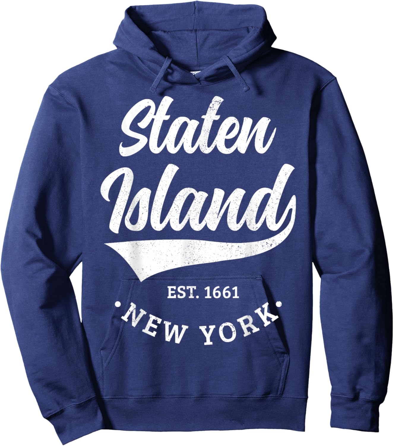 Staten Island New York NY Pride Souvenirs Hoodie - Hoodie | Navy