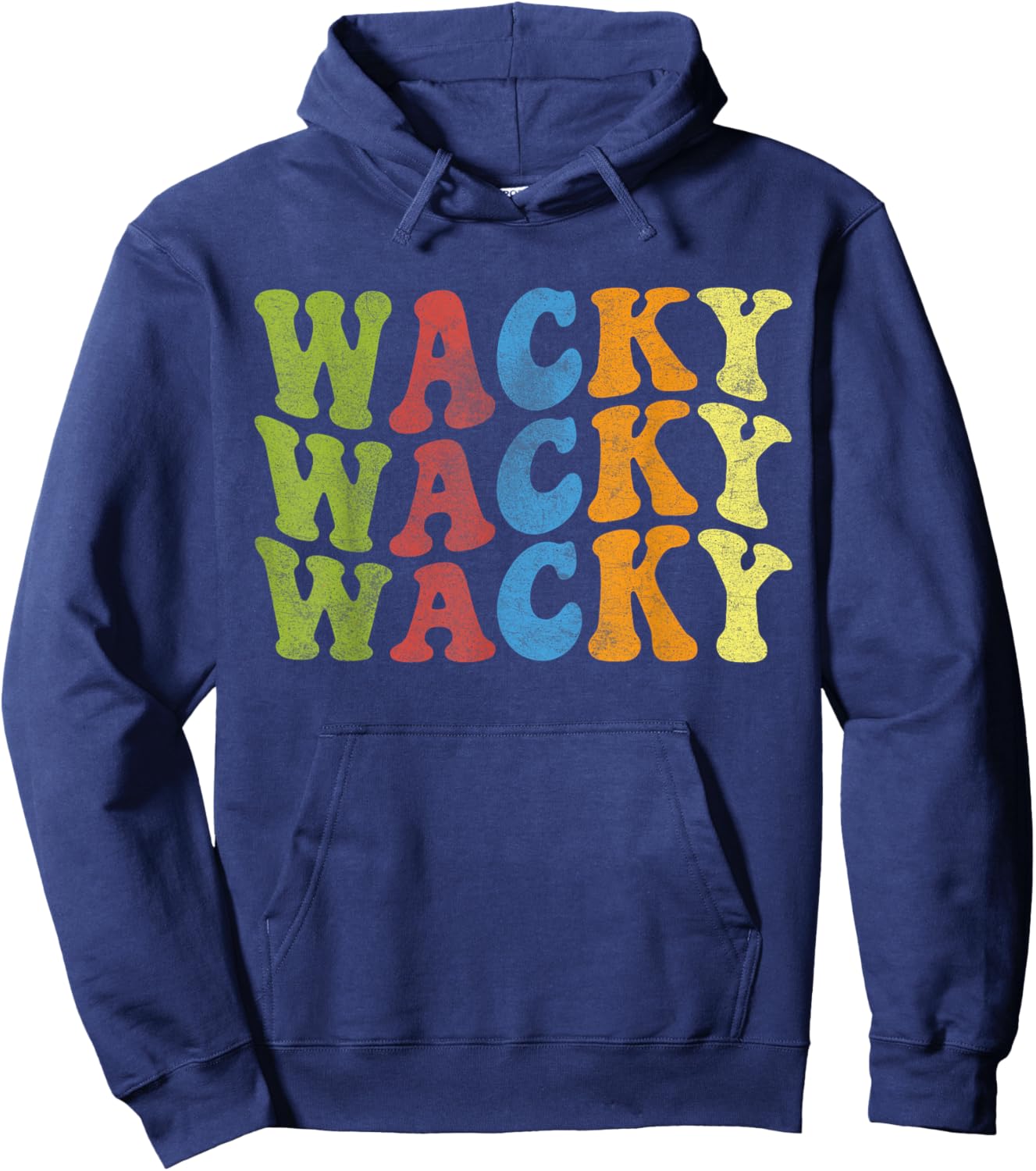 Wacky Costume Mismatch Day Outfit Hoodie - Hoodie | Navy