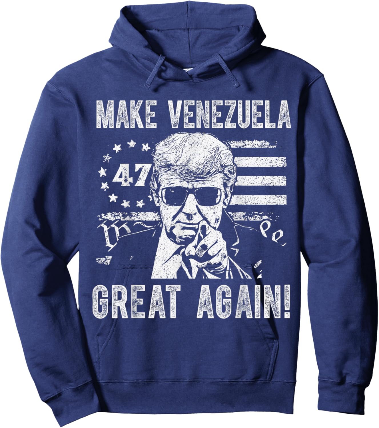Trump Make Venezuela Great Again Hoodie - Hoodie | Navy