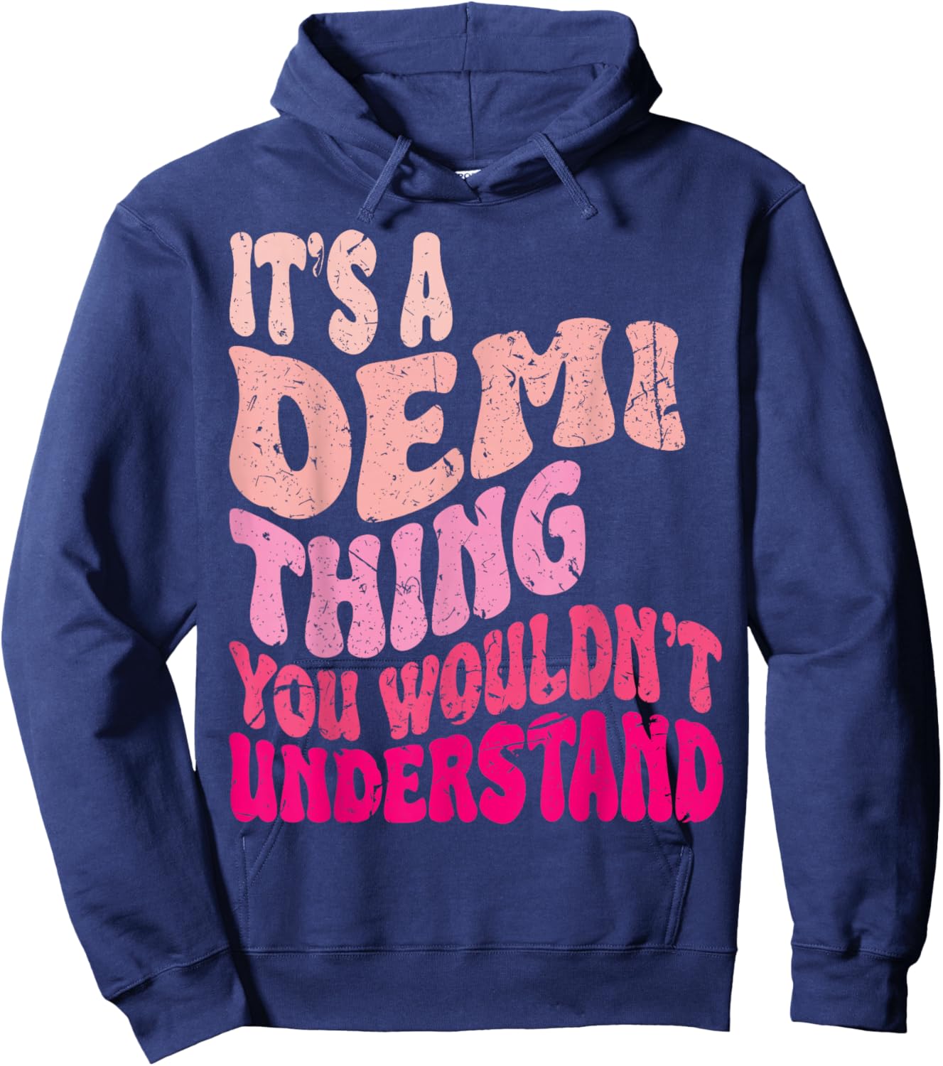 It's A Demi Thing You Wouldn't Understand Girls Kids Hoodie - Hoodie | Navy