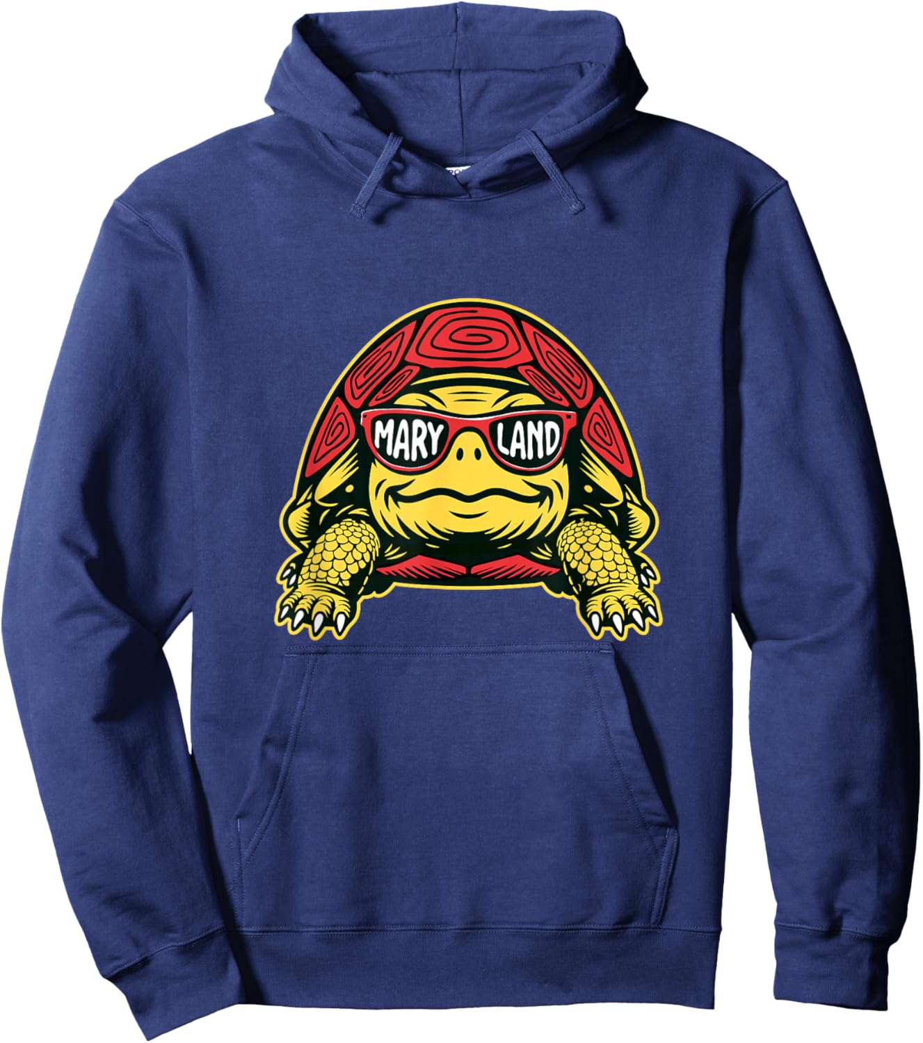 Maryland - Maryland Football Lover Game Day Hoodie - Hoodie | Navy