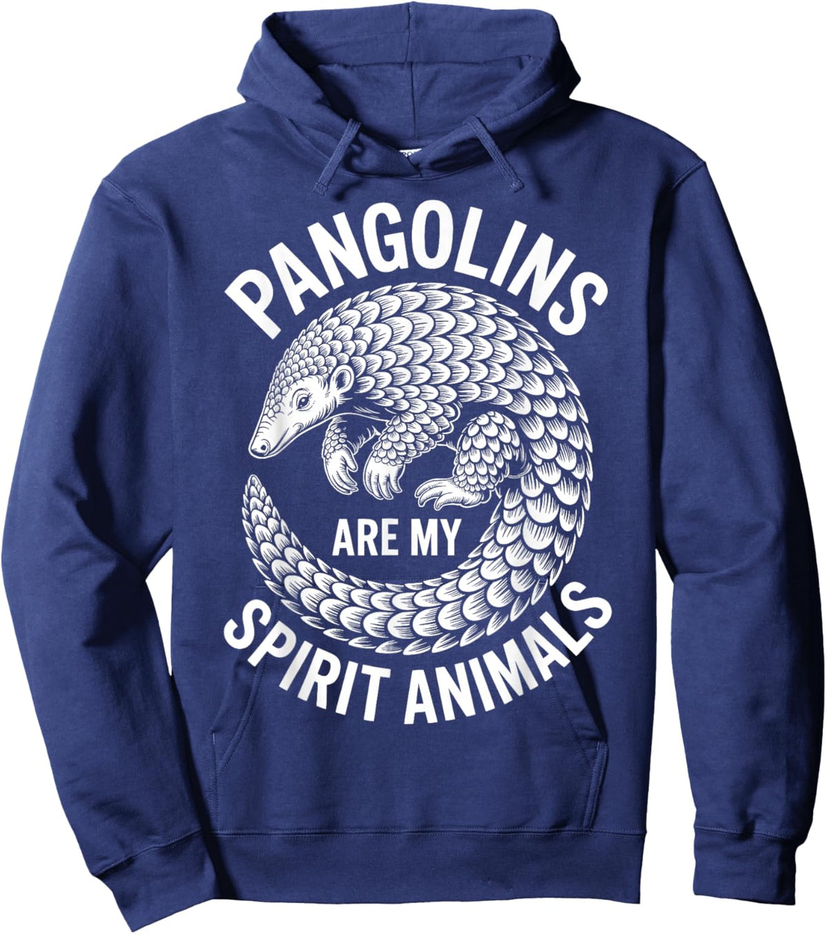 Pangolins Spirit Animals Funny Pangolin Hoodie - Hoodie | Navy