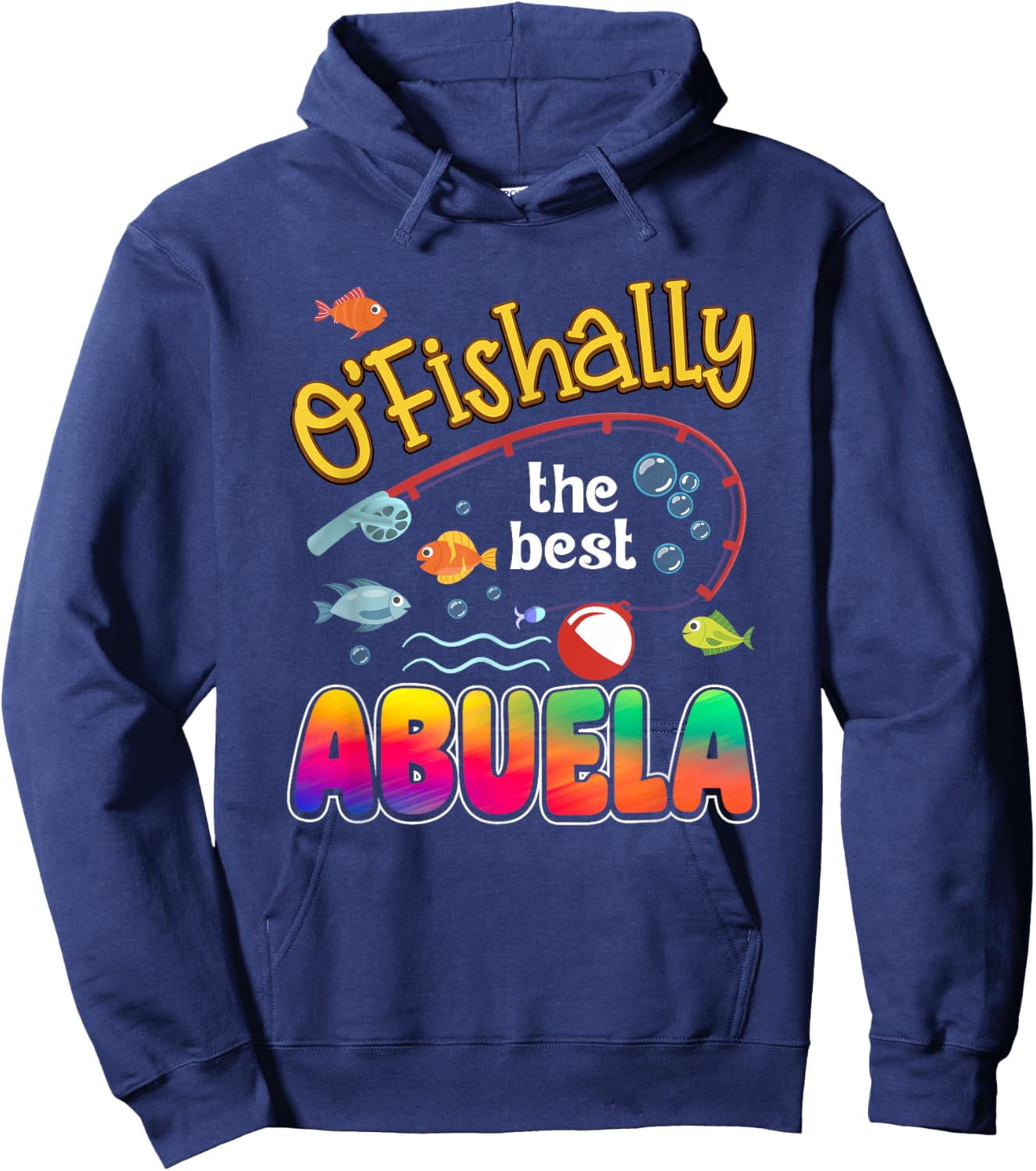 Ofishally The Best Abuela of The Birthday Boy Hoodie - Hoodie | Navy