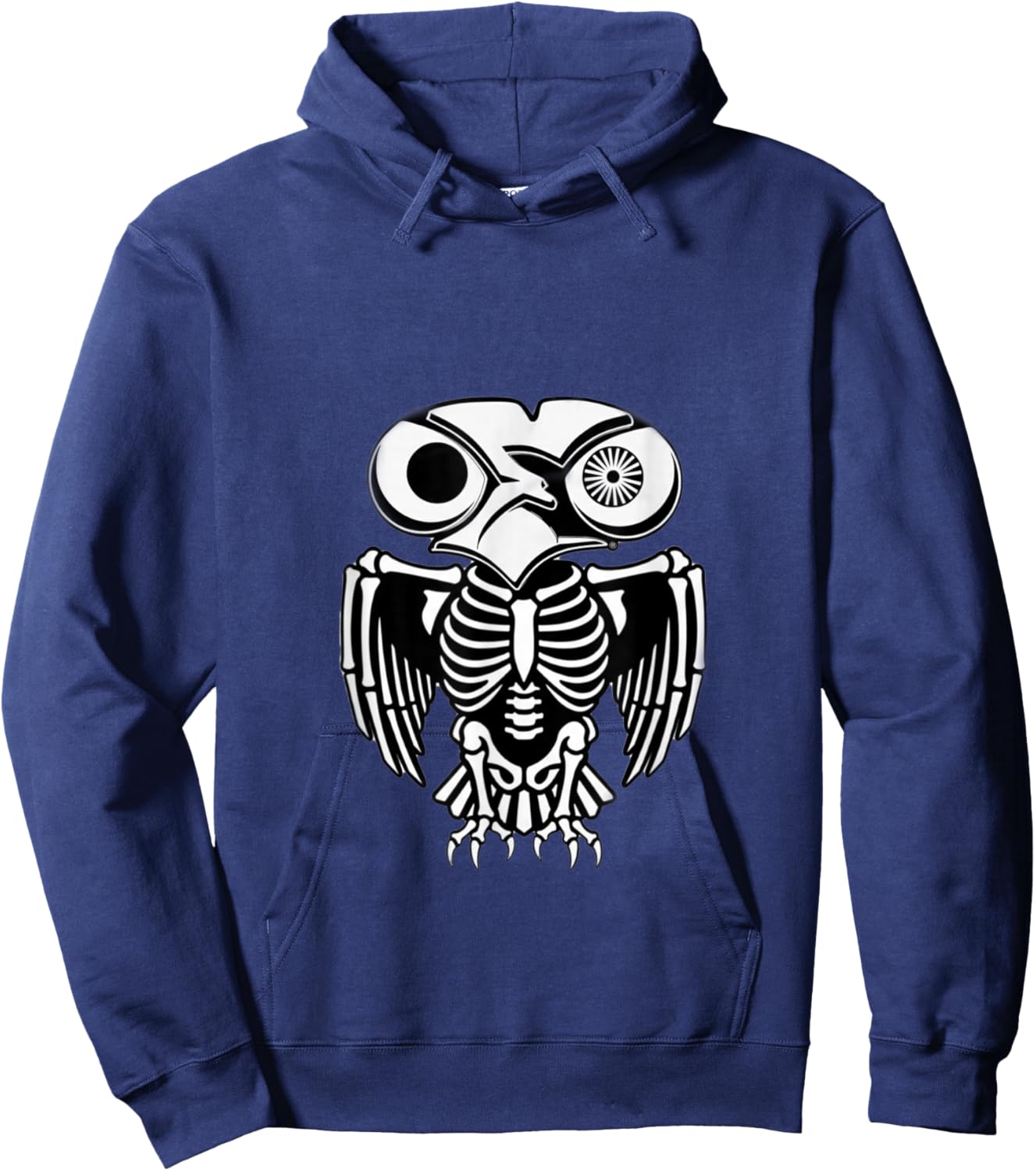 One Eyed Owl OEO Full Skeleton Hoodie - Hoodie | Navy