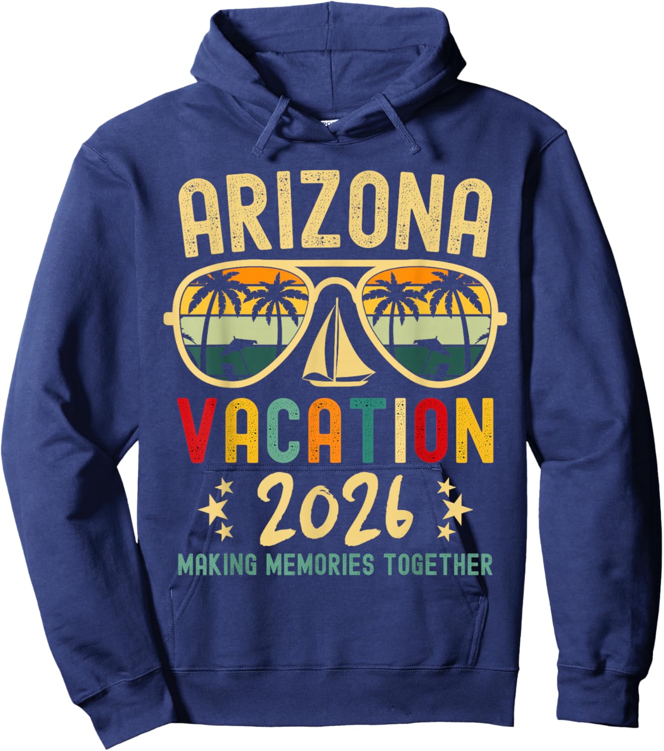 Arizona Vacation Squad 2026 Family Friends Matching Group Hoodie - Hoodie | Navy