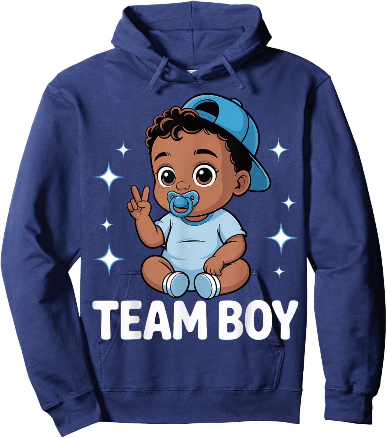 Team Boy Baby Announcement Gender Reveal Family Party Hoodie - Hoodie | Navy