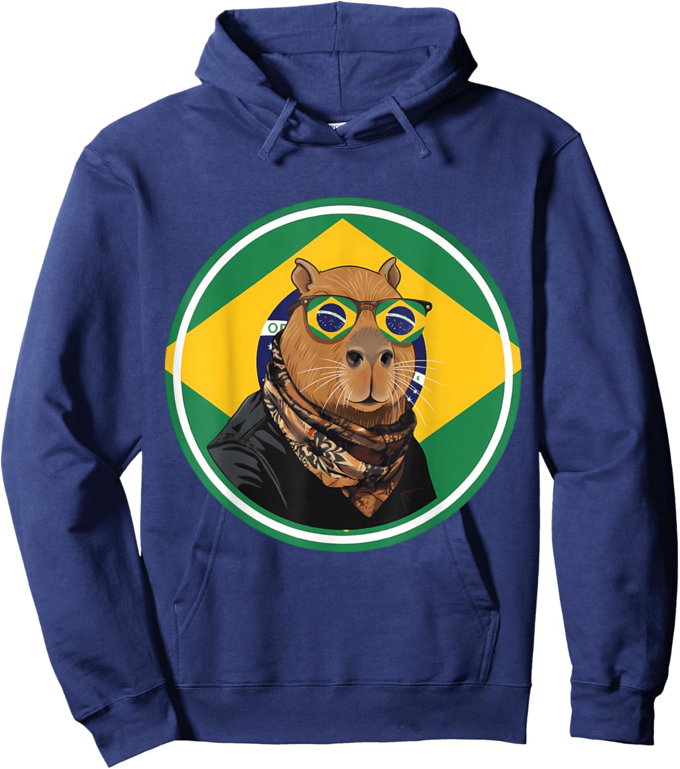 Brazil Flag Brazilian Roots Brasilian Pride Brasil Hoodie - Hoodie | Navy