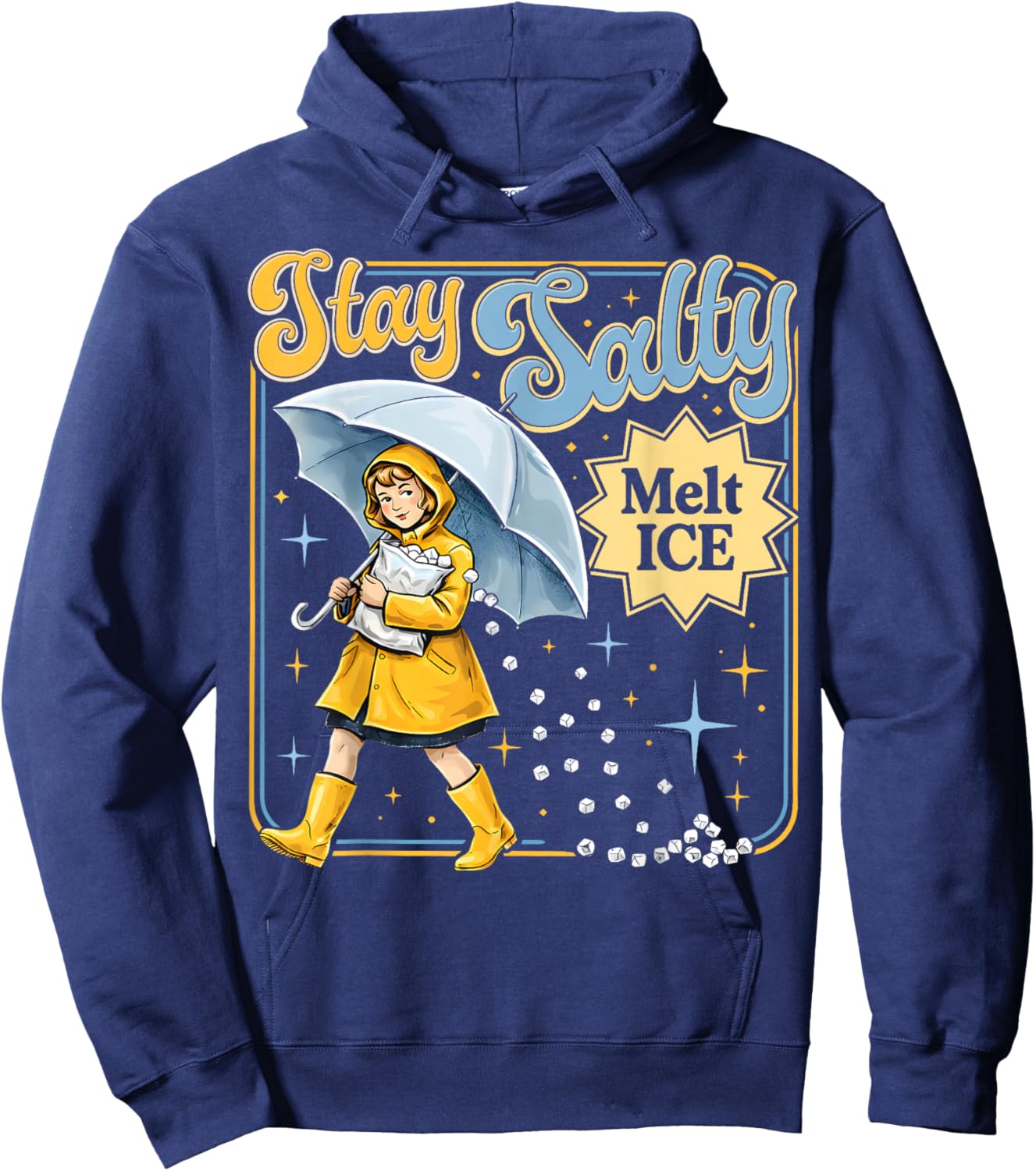 Be Salty Melt ICE Hoodie - Hoodie | Navy