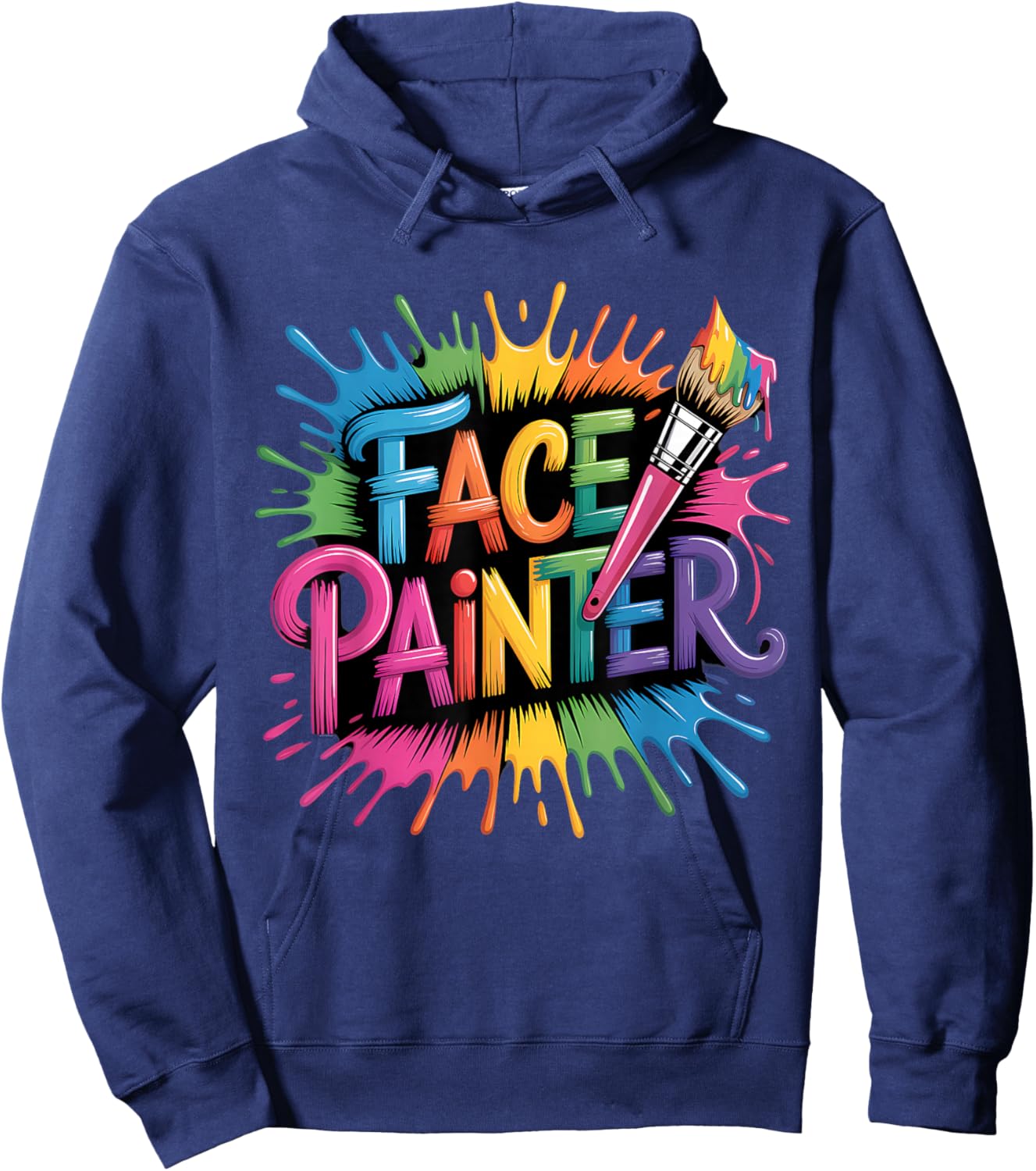 Makeup Artist Face Painting Face Artist Face Painter Hoodie - Hoodie | Navy