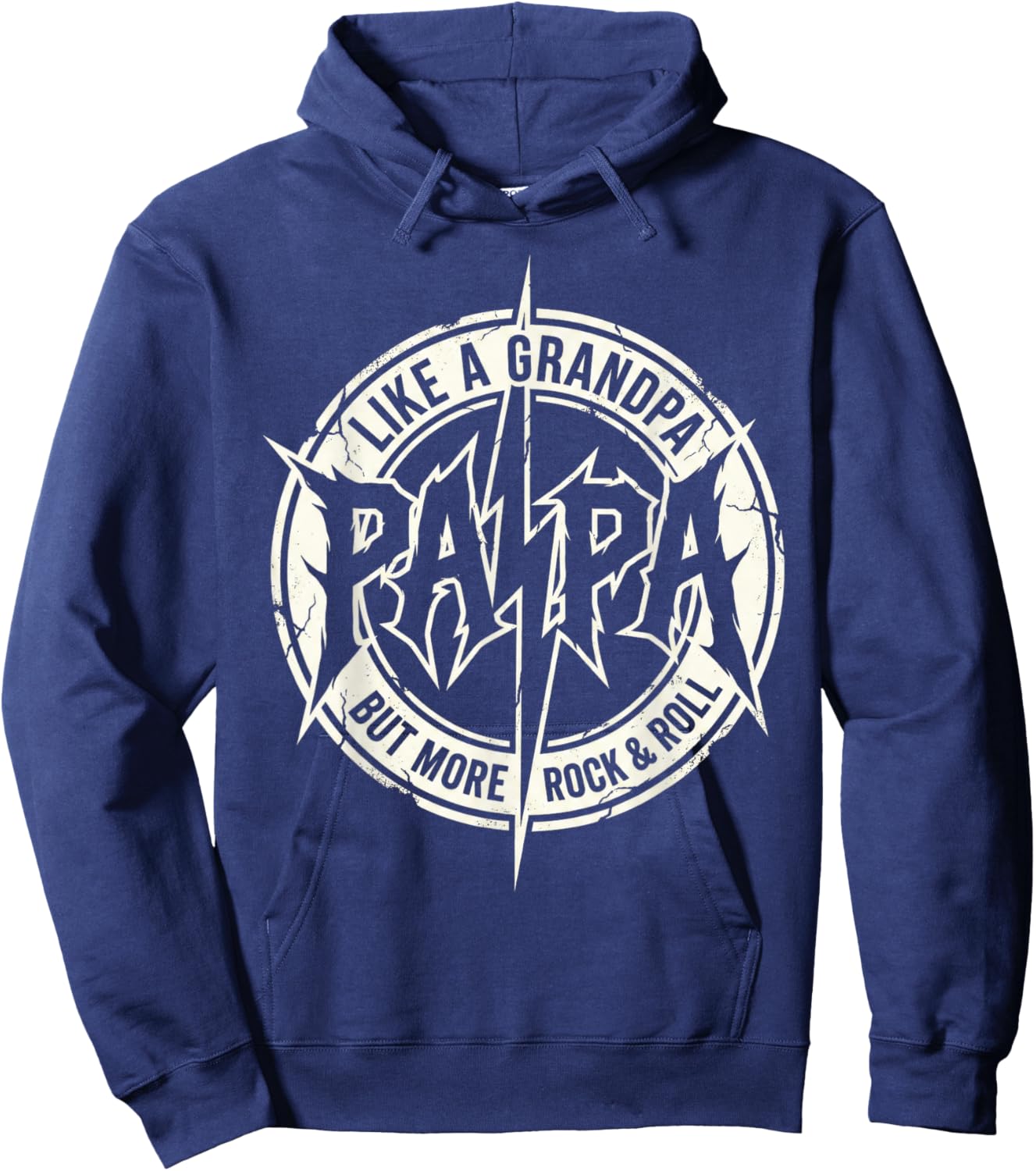 Grandpa Music Lover Vintage Style Hoodie - Hoodie | Navy