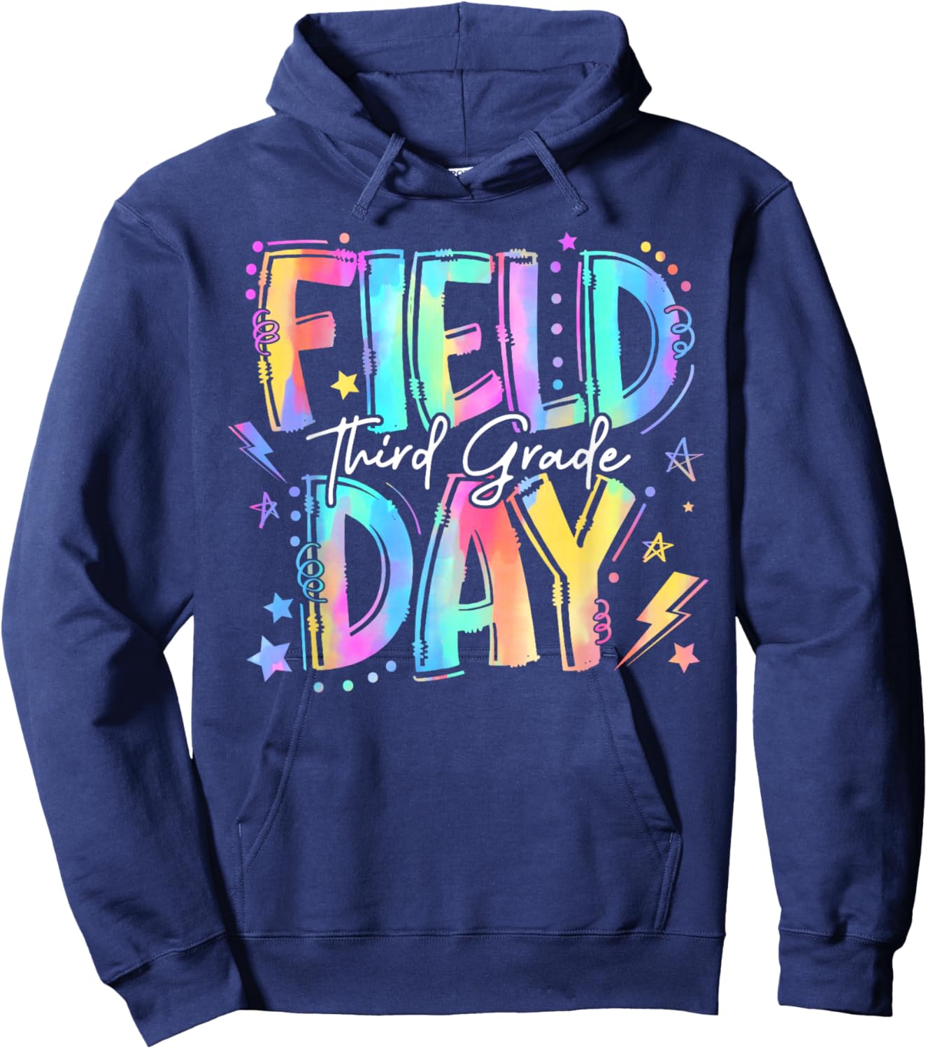Field Day 2026 3rd Grade Field Day Fun Day Teacher Kids Hoodie - Hoodie | Navy