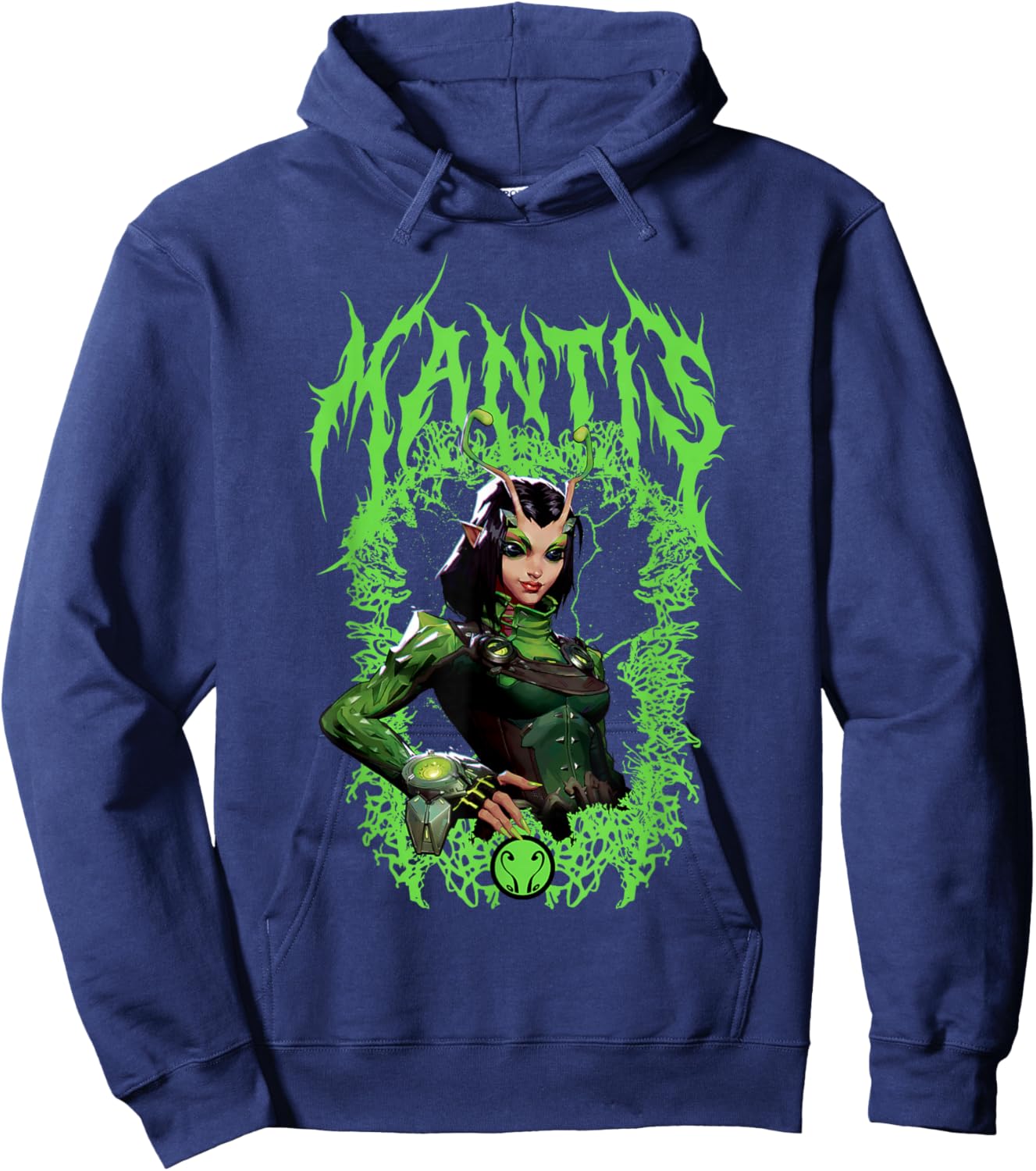 Marvel Rivals Mantis Green Creature Hoodie - Hoodie | Navy