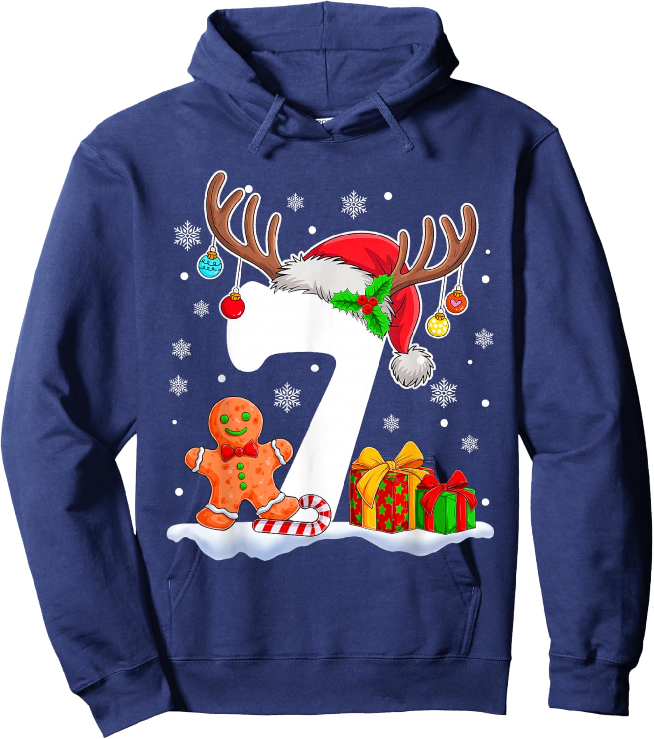 Funny 67 Six Seven Meme Couple Pajamas Matching Christmas Hoodie - Hoodie | Navy