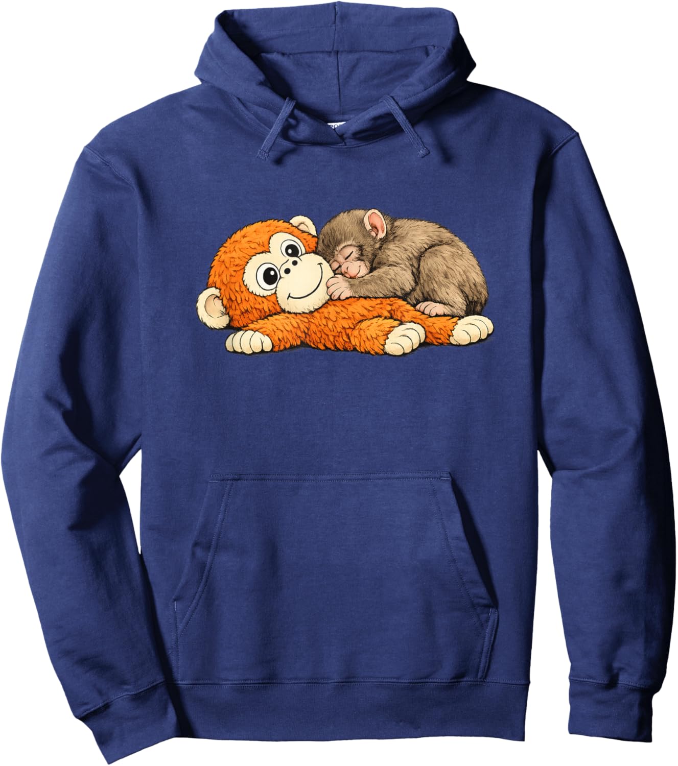 Punch Viral Monkey Hoodie - Hoodie | Navy