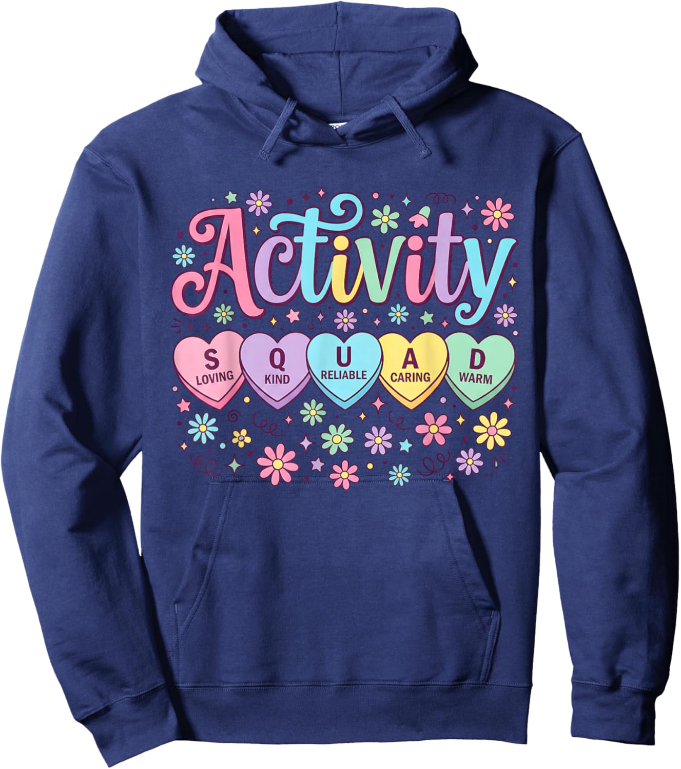 Floral Activity Assistant Squad Professionals Week Director Hoodie - Hoodie | Navy
