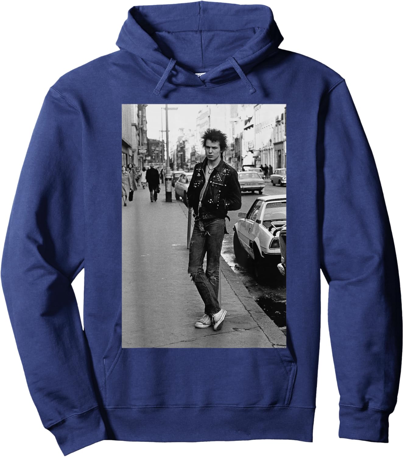 Sex Pistols Sid Vicious Punk Bass Legend 1977 Hoodie - Hoodie | Navy