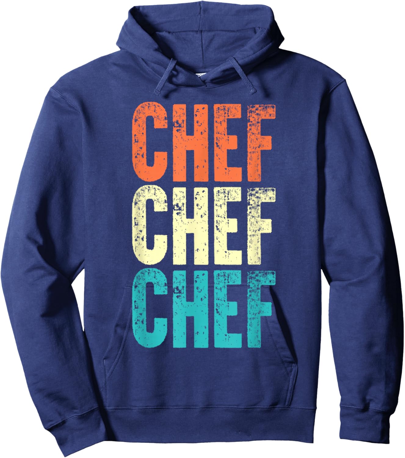 Chef Vintage Style Job Hoodie - Hoodie | Navy