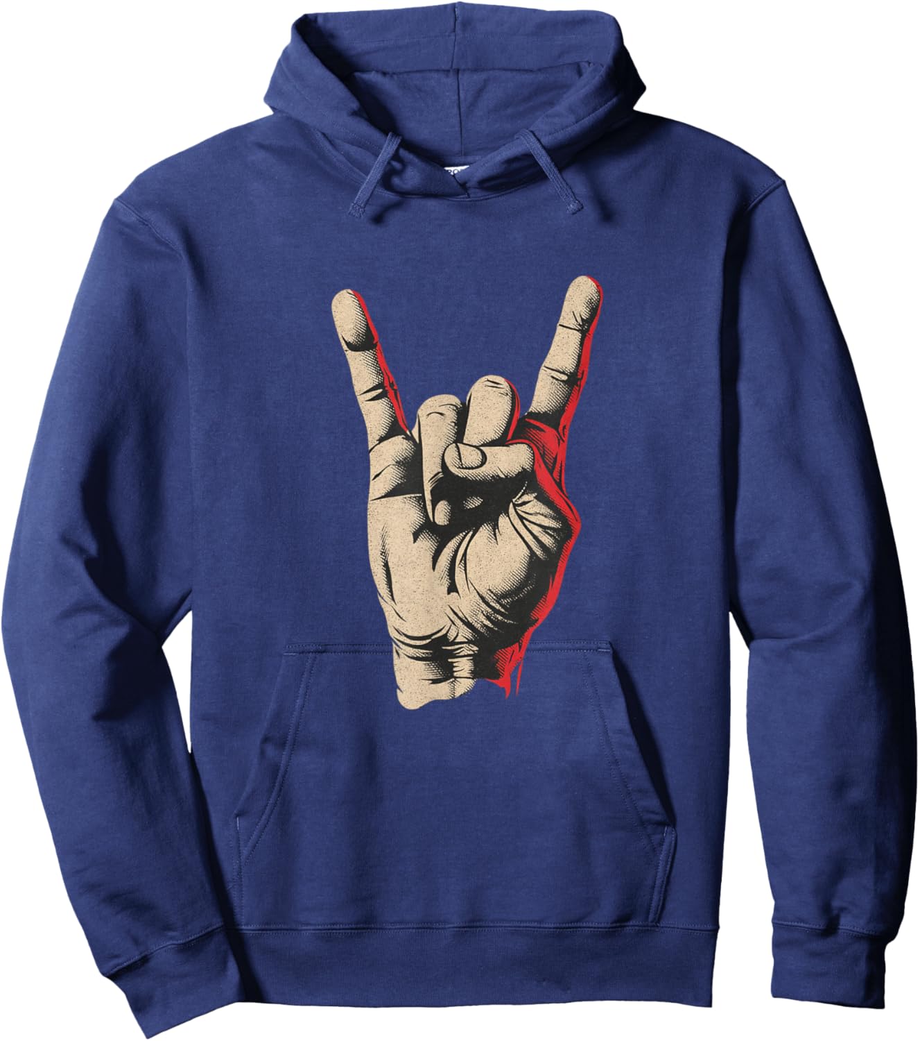 Awesome Rock'n Roll Sign Costume for Boys and Girls Hoodie - Hoodie | Navy
