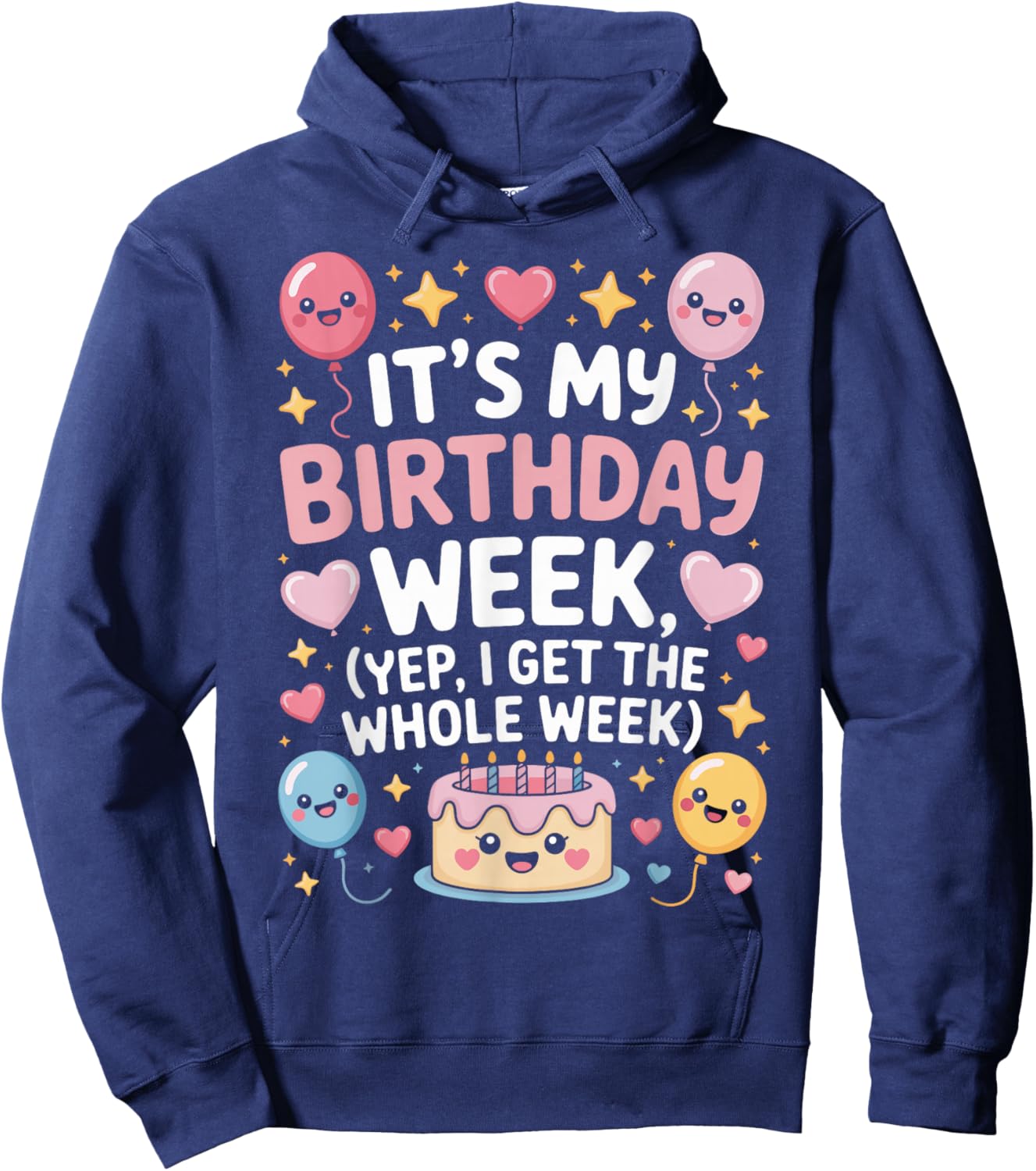 Colorful Hoodie - Hoodie | Navy