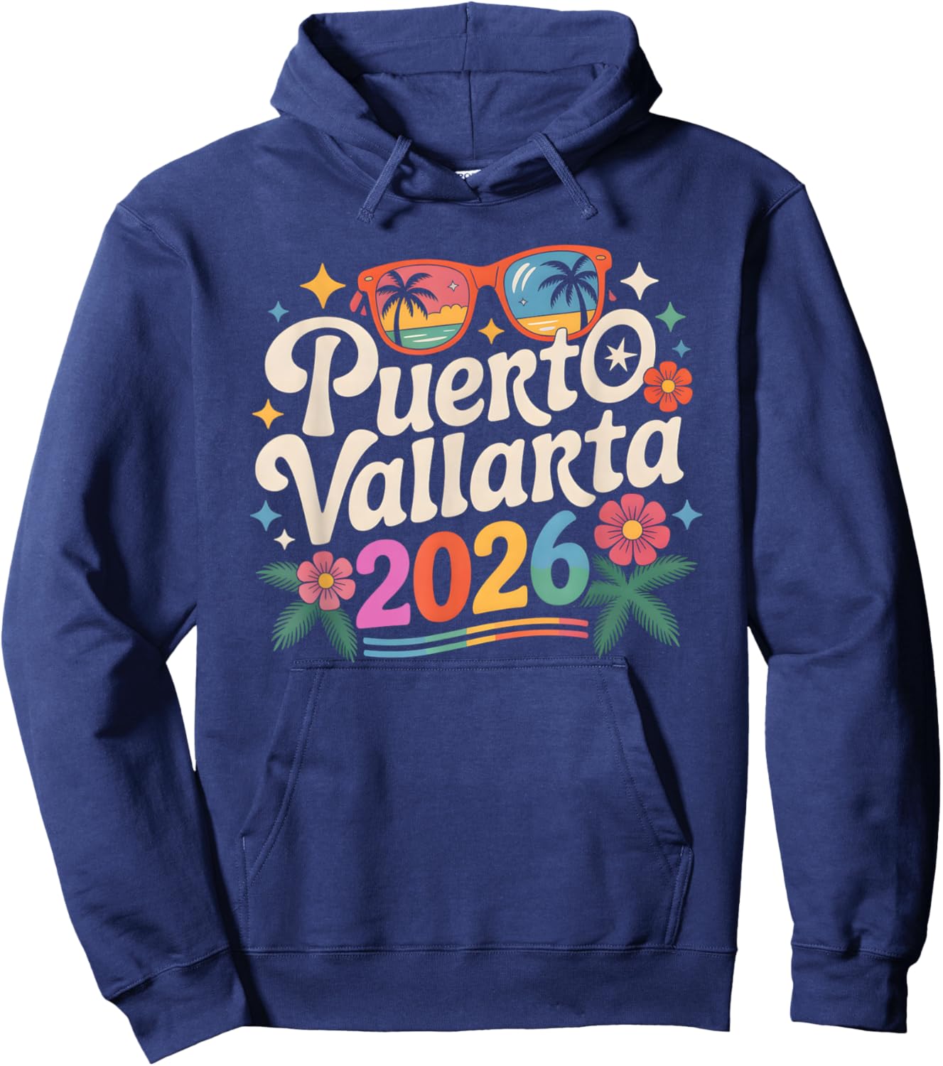 Kids Puerto Vallarta 2026 Vacay Spring Break Vacation Hoodie - Hoodie | Navy