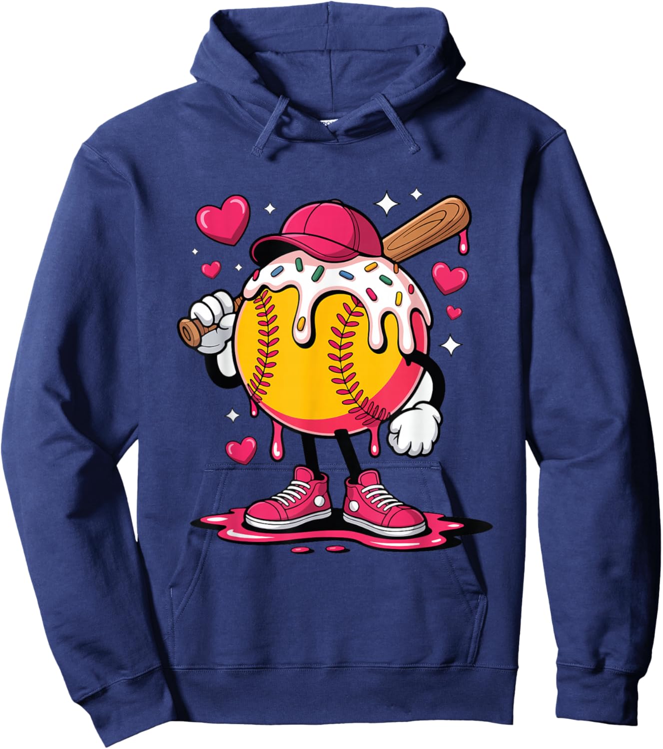 Youth Boy Girl Valentine Hoodie - Hoodie | Navy