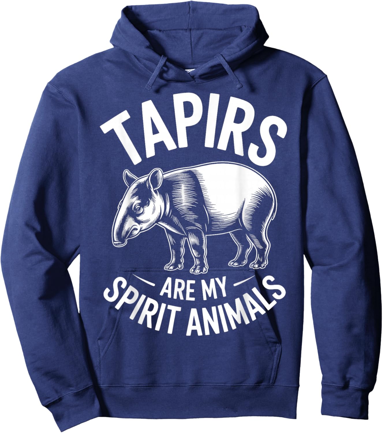 Tapirs Spirit Animals Funny Tapir Hoodie - Hoodie | Navy