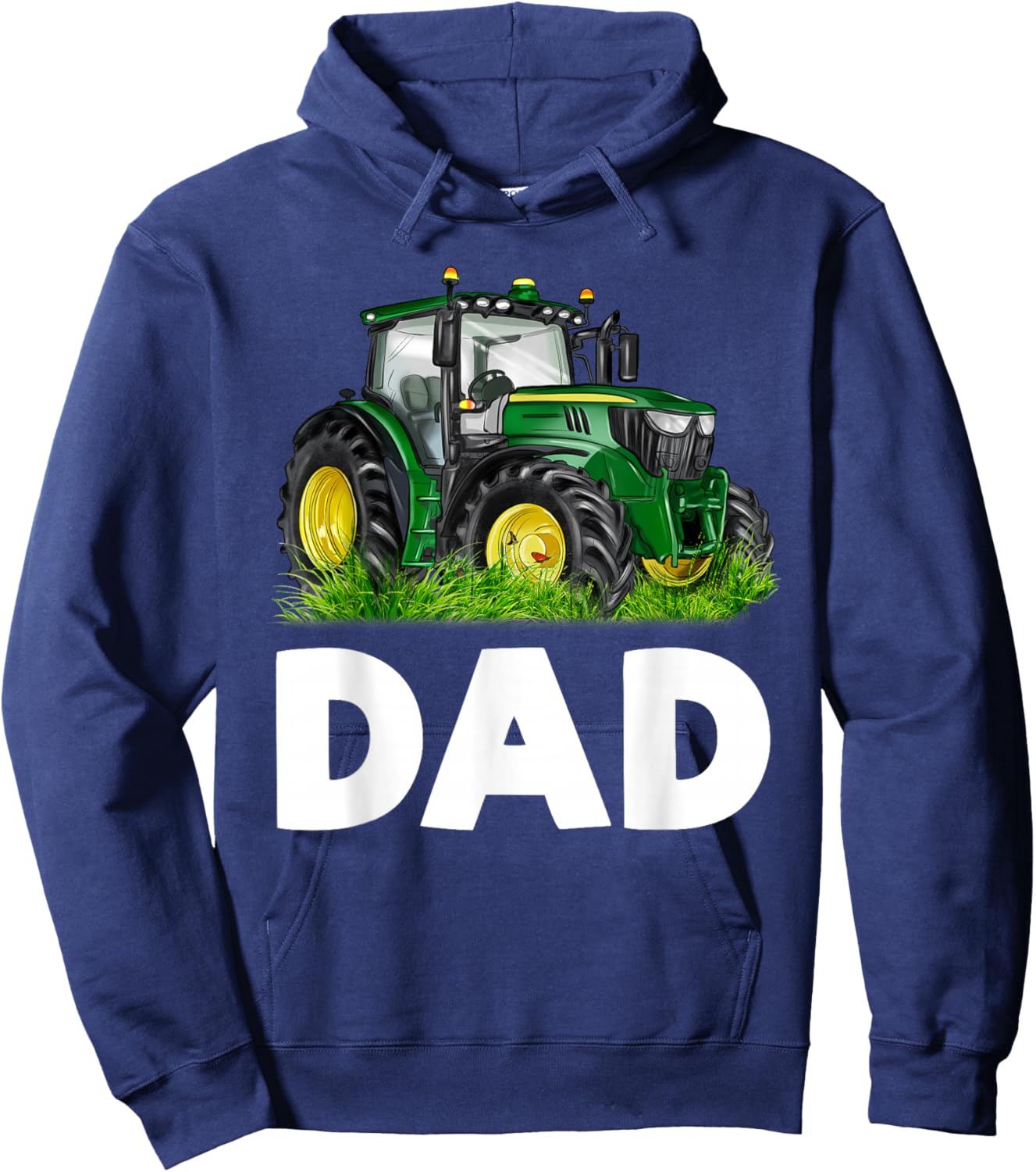 Dad It's My Birthday Tractor Family Group Matching Hoodie - Hoodie | Navy