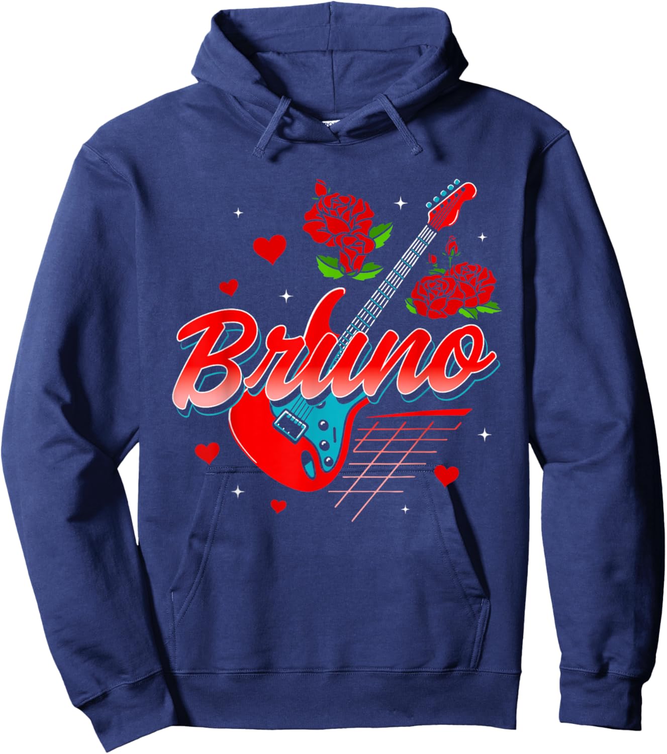 Vintage Bruno Retro Classic Gifts Women Kids Hoodie - Hoodie | Navy