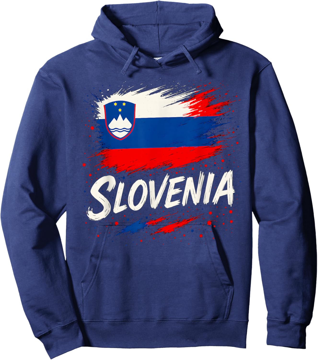 Slovenia Slovenian Flag Hoodie - Hoodie | Navy