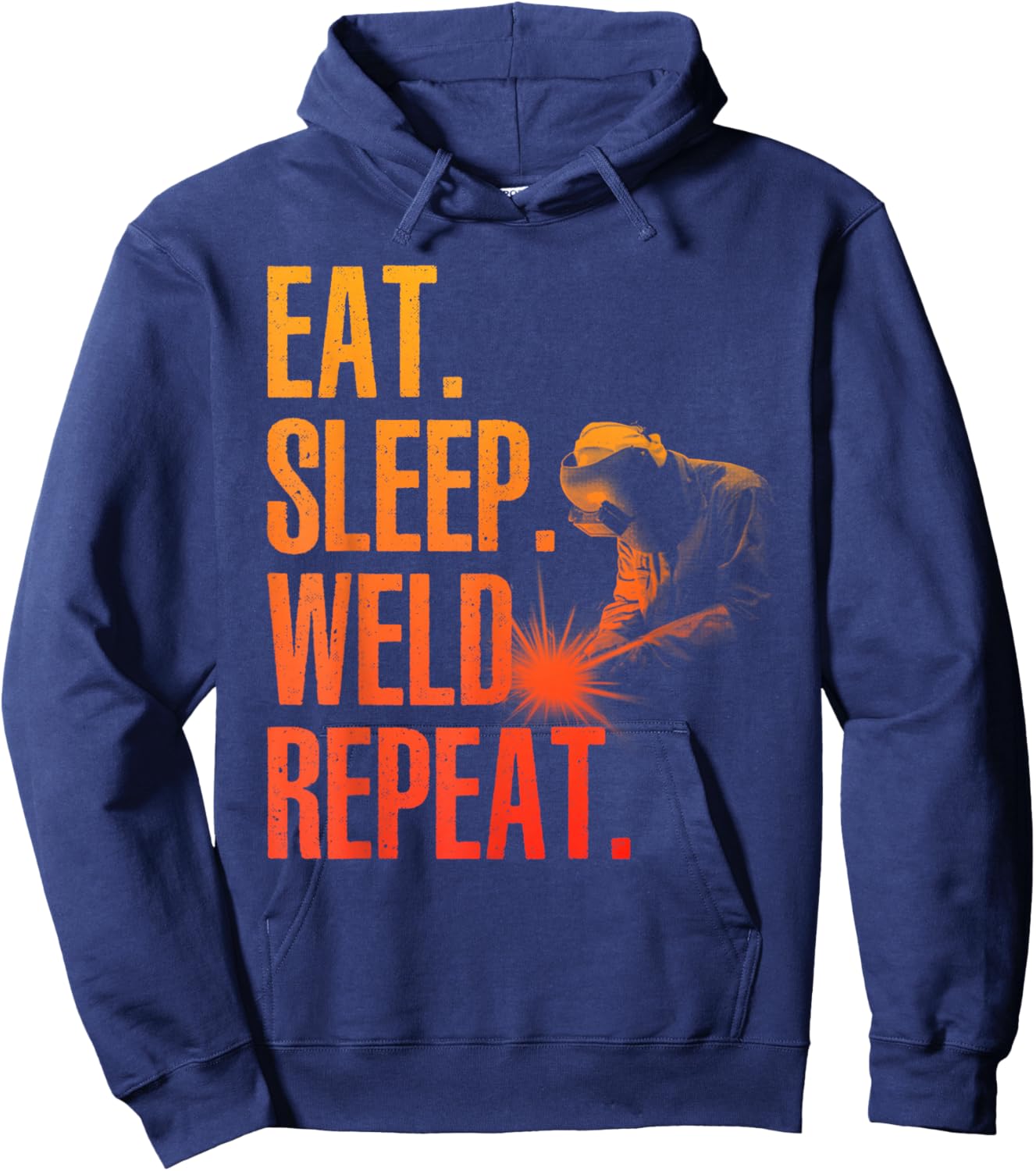 Best Welding Art Women MIG/TIG Welding Metal Welder Hoodie - Hoodie | Navy
