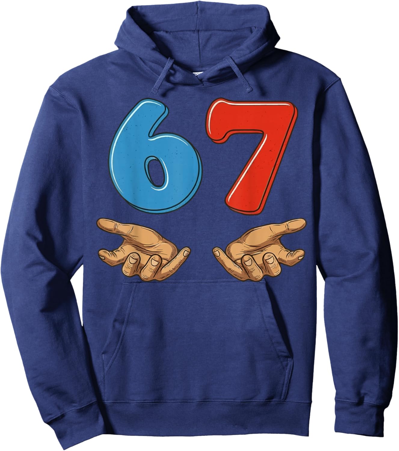 67 Six Seven Hoodie - Hoodie | Navy