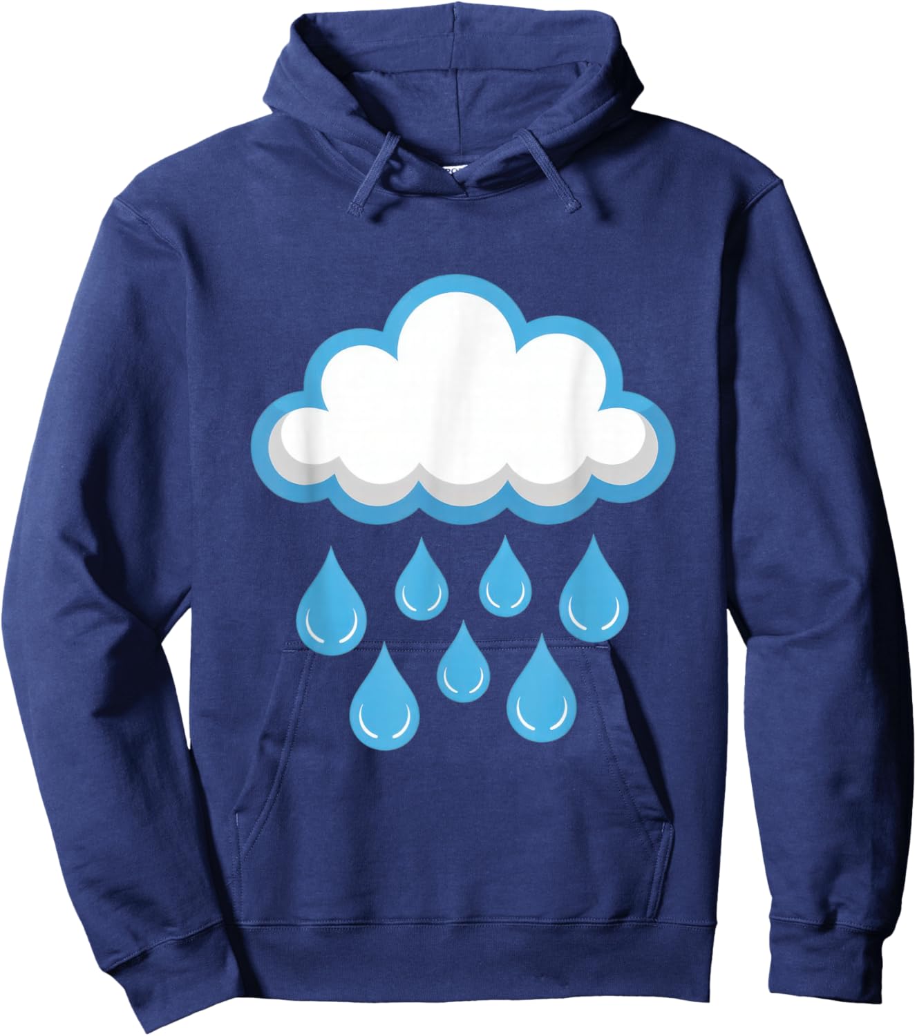 T-Shirt Hoodie - Hoodie | Navy