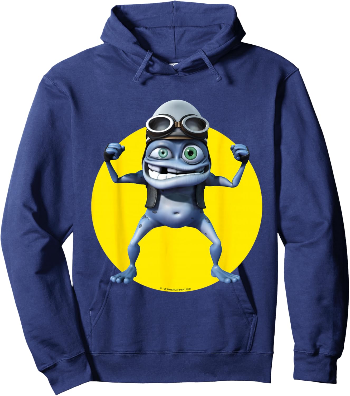 Crazy Frog Axel F Double Bicep Pose Hoodie - Hoodie | Navy