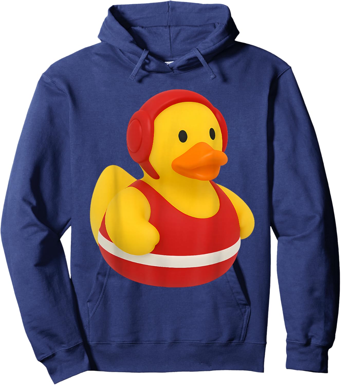 Wrestler Rubber Duck Wrestling Ducky Duckies Hoodie - Hoodie | Navy