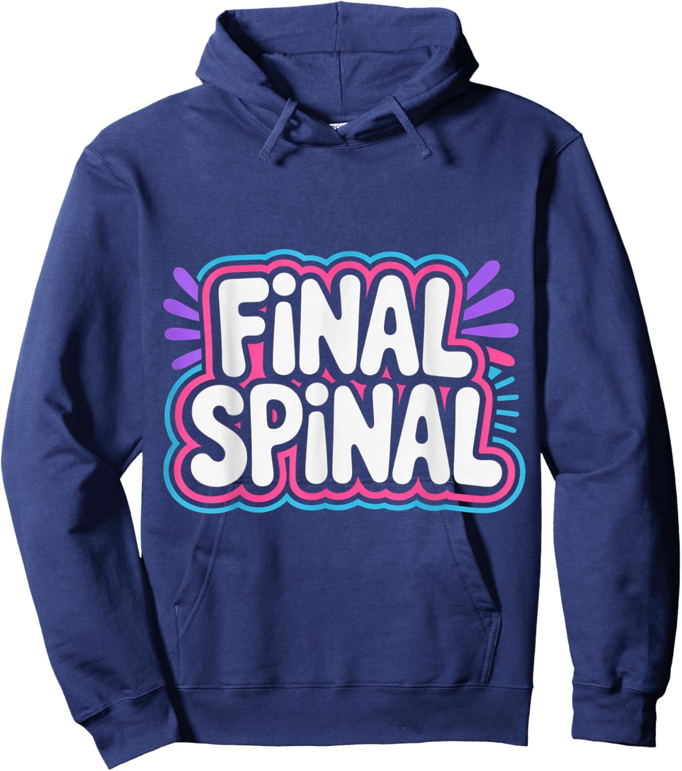 Final Spinal Cancer Awareness Strong Hoodie - Hoodie | Navy