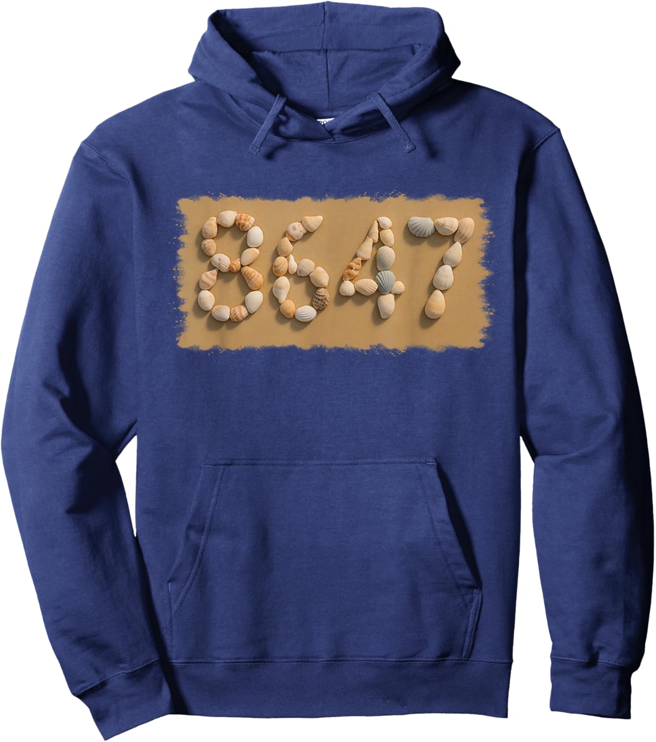 86 47 8647 Shirt 86 47 Seashells Sea Shells Summer Beach Hoodie - Hoodie | Navy