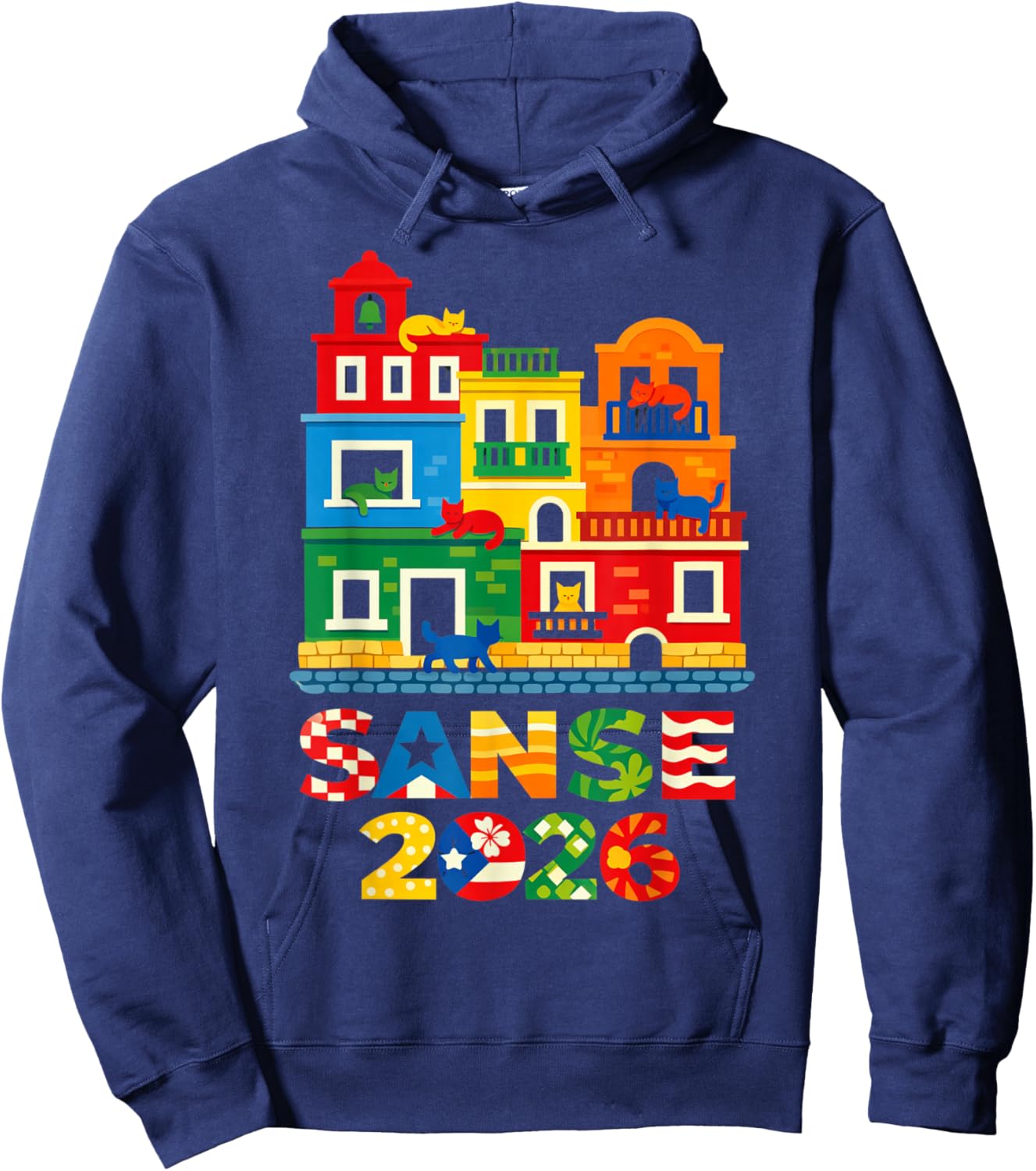 Balcones De Cora Sanse 2026 Juan San Festival San Sebastian Hoodie - Hoodie | Navy